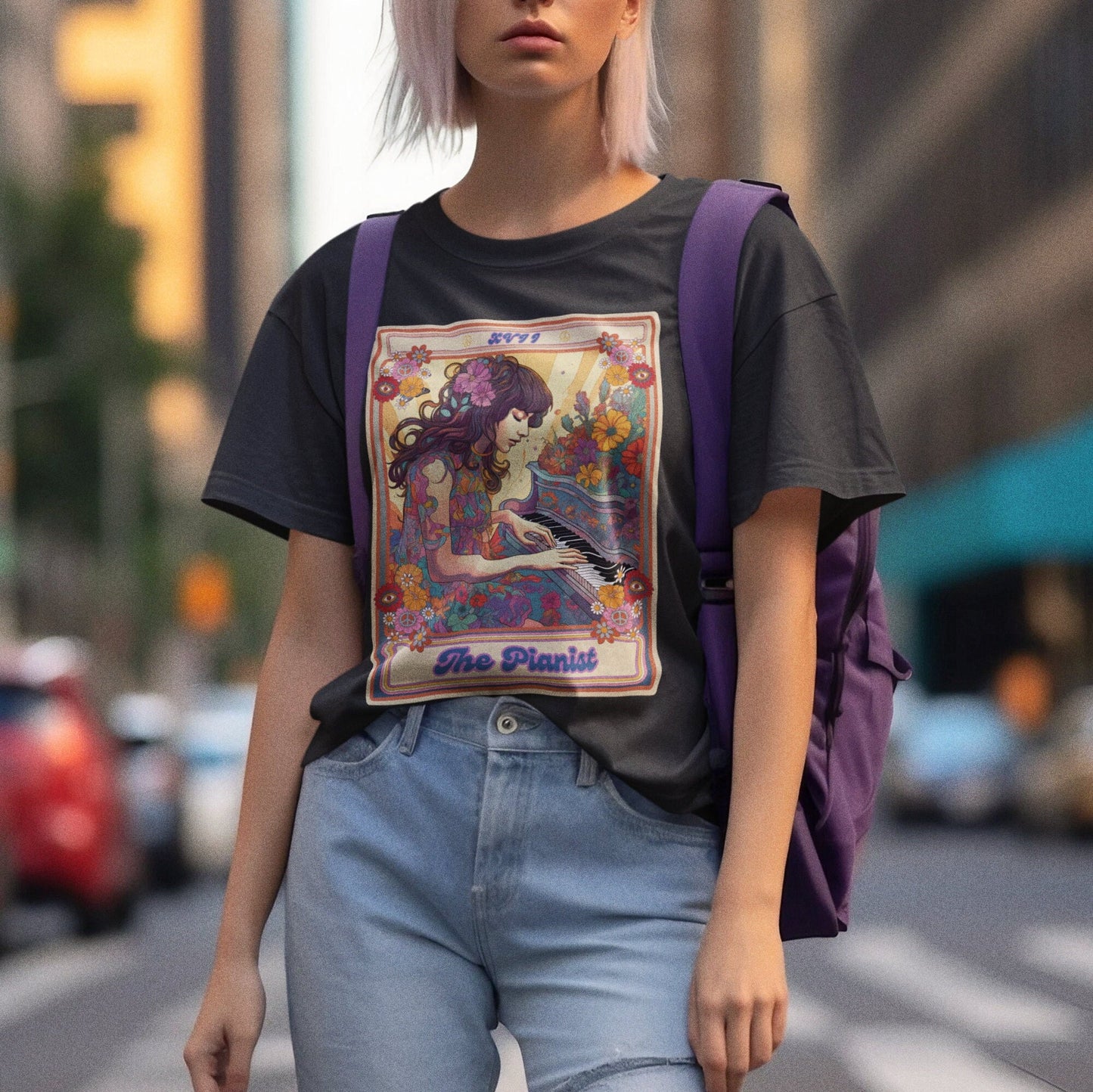 The Pianist Tarot Card Shirt, Piano Player