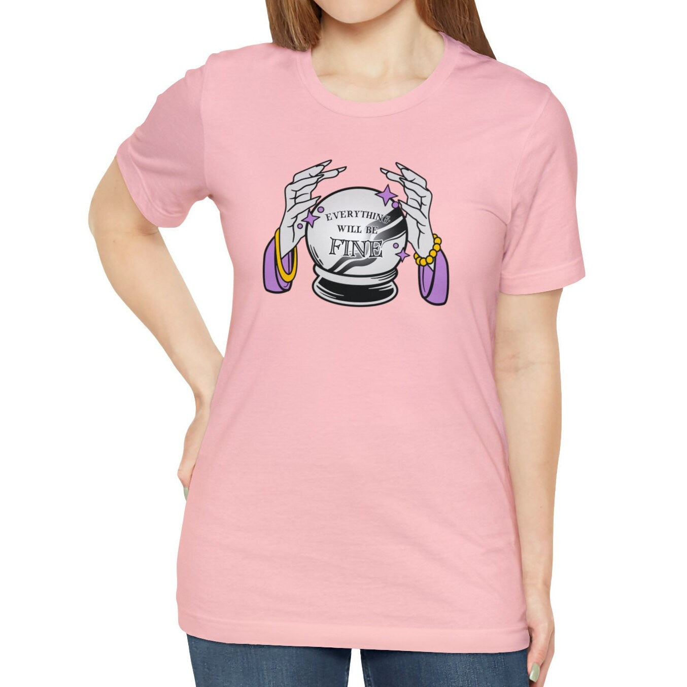 Everything Will Be Fine Crystal Ball Shirt, Fortune Teller