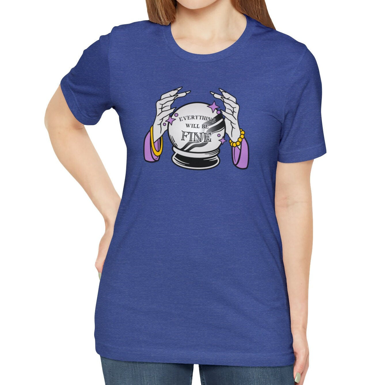 Everything Will Be Fine Crystal Ball Shirt, Fortune Teller