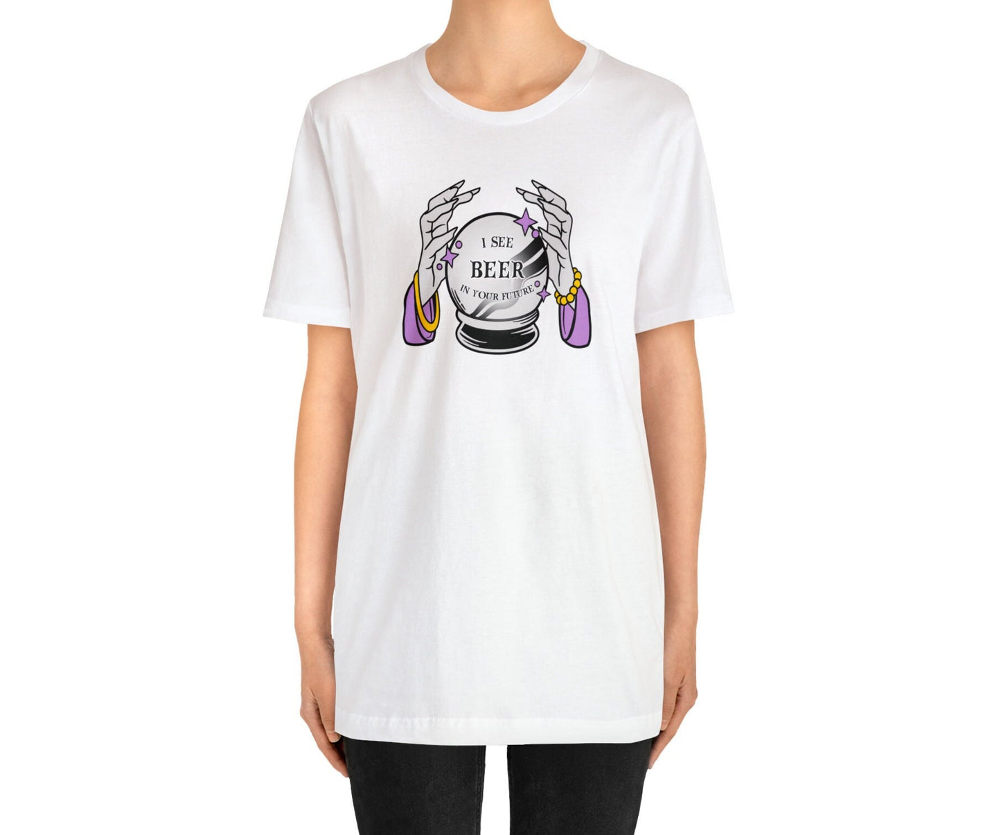 I See Beer in Your Future Crystal Ball Shirt, Fortune Teller
