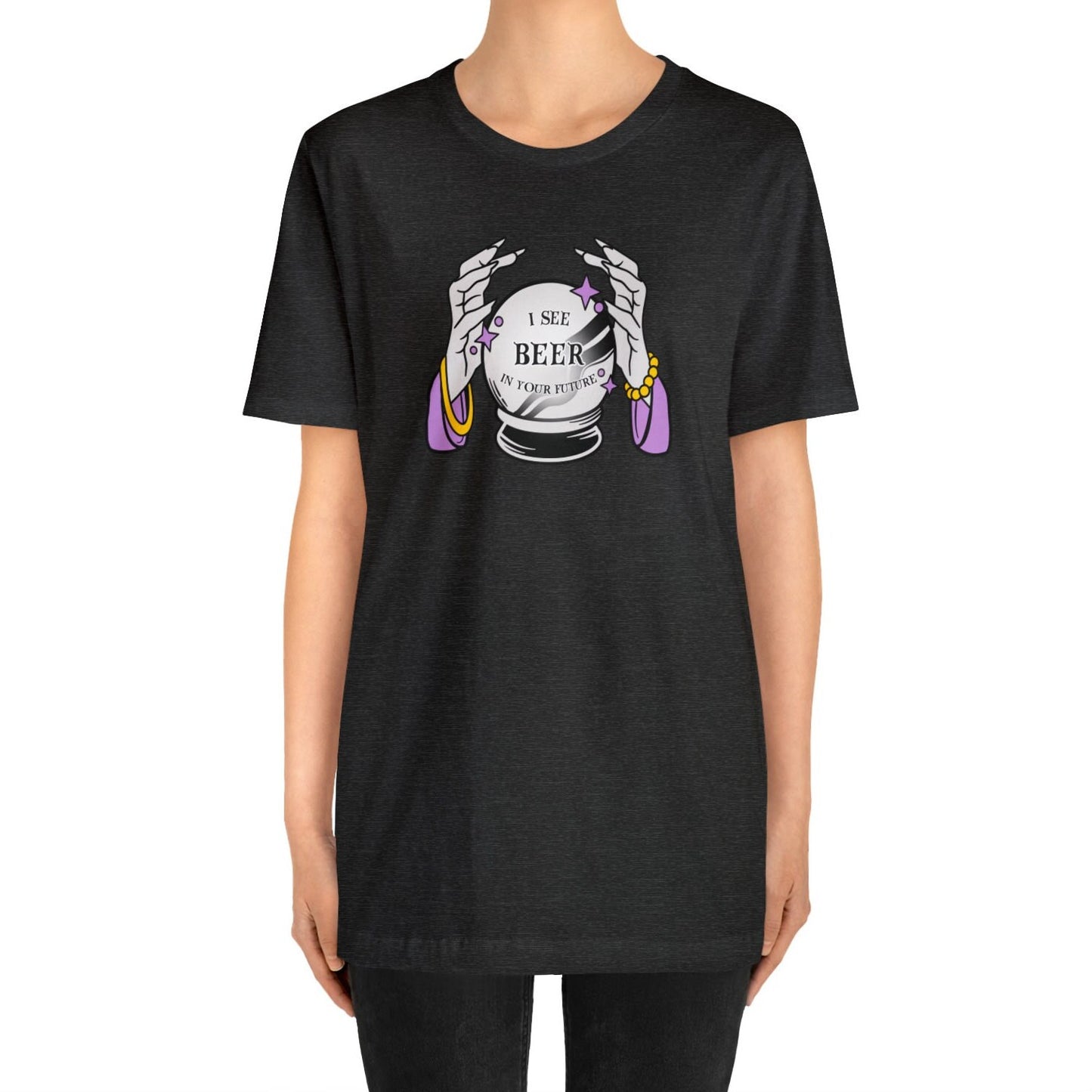 I See Beer in Your Future Crystal Ball Shirt, Fortune Teller