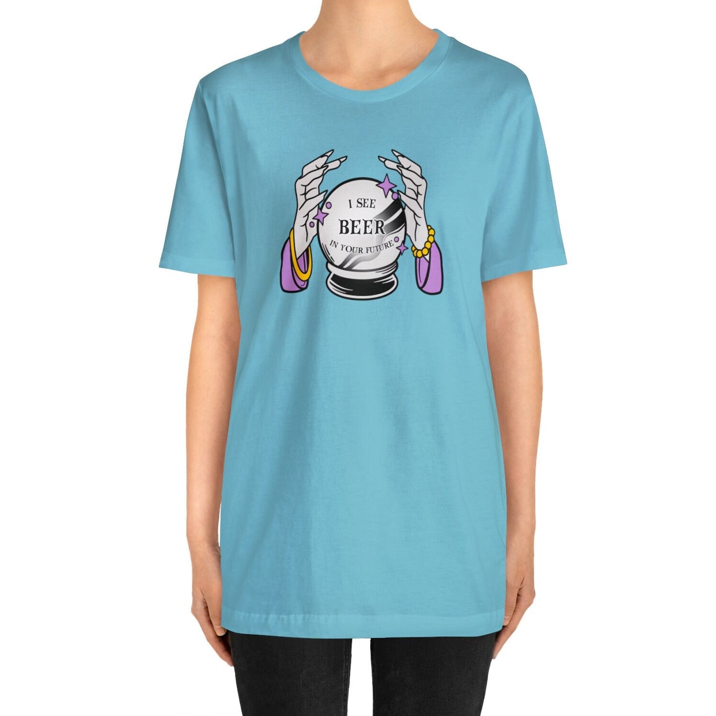 I See Beer in Your Future Crystal Ball Shirt, Fortune Teller