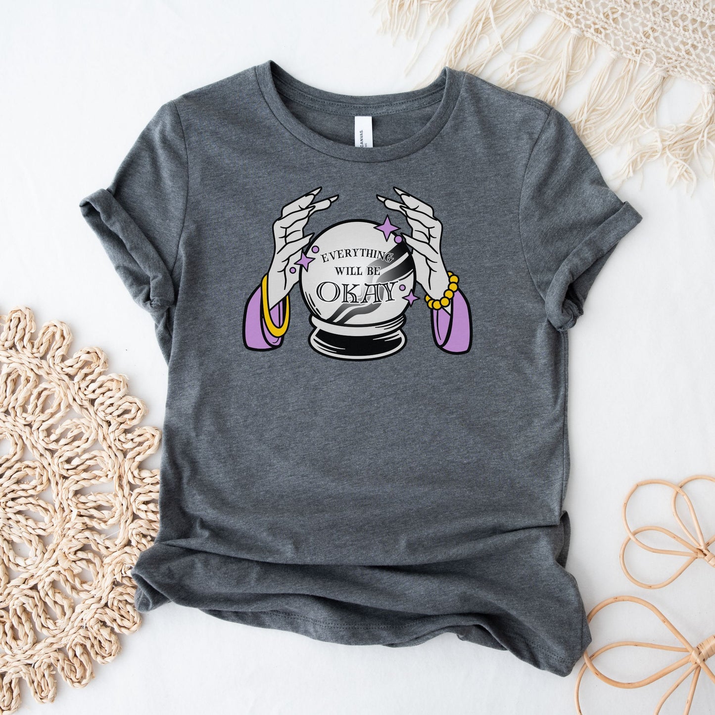 Everything Will Be OK Crystal Ball Shirt, Fortune Teller