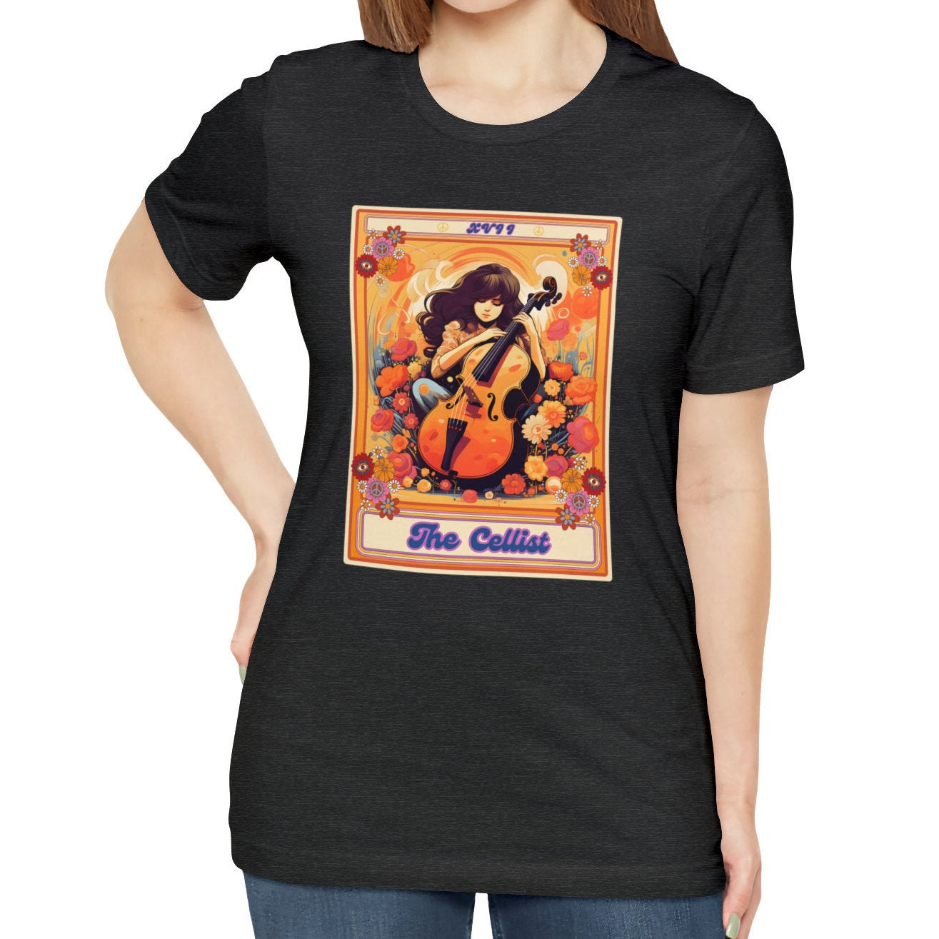 The Cellist Tarot Card Shirt