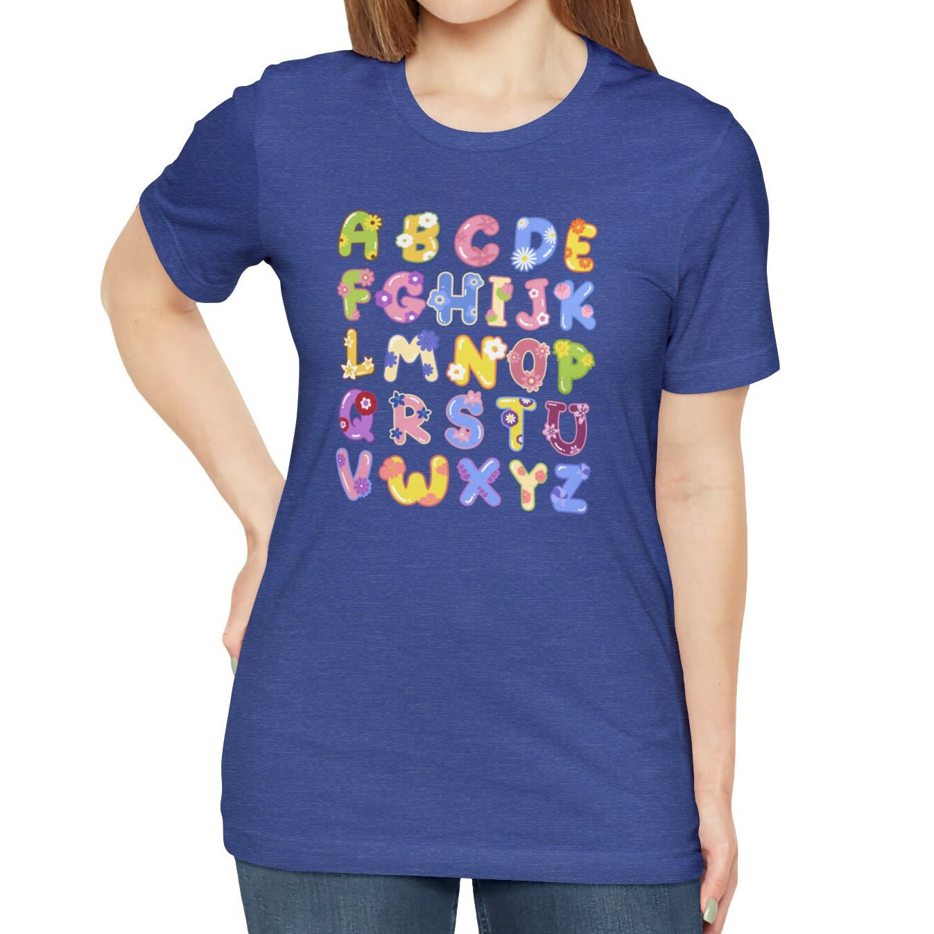 Flower Alphabet Shirt