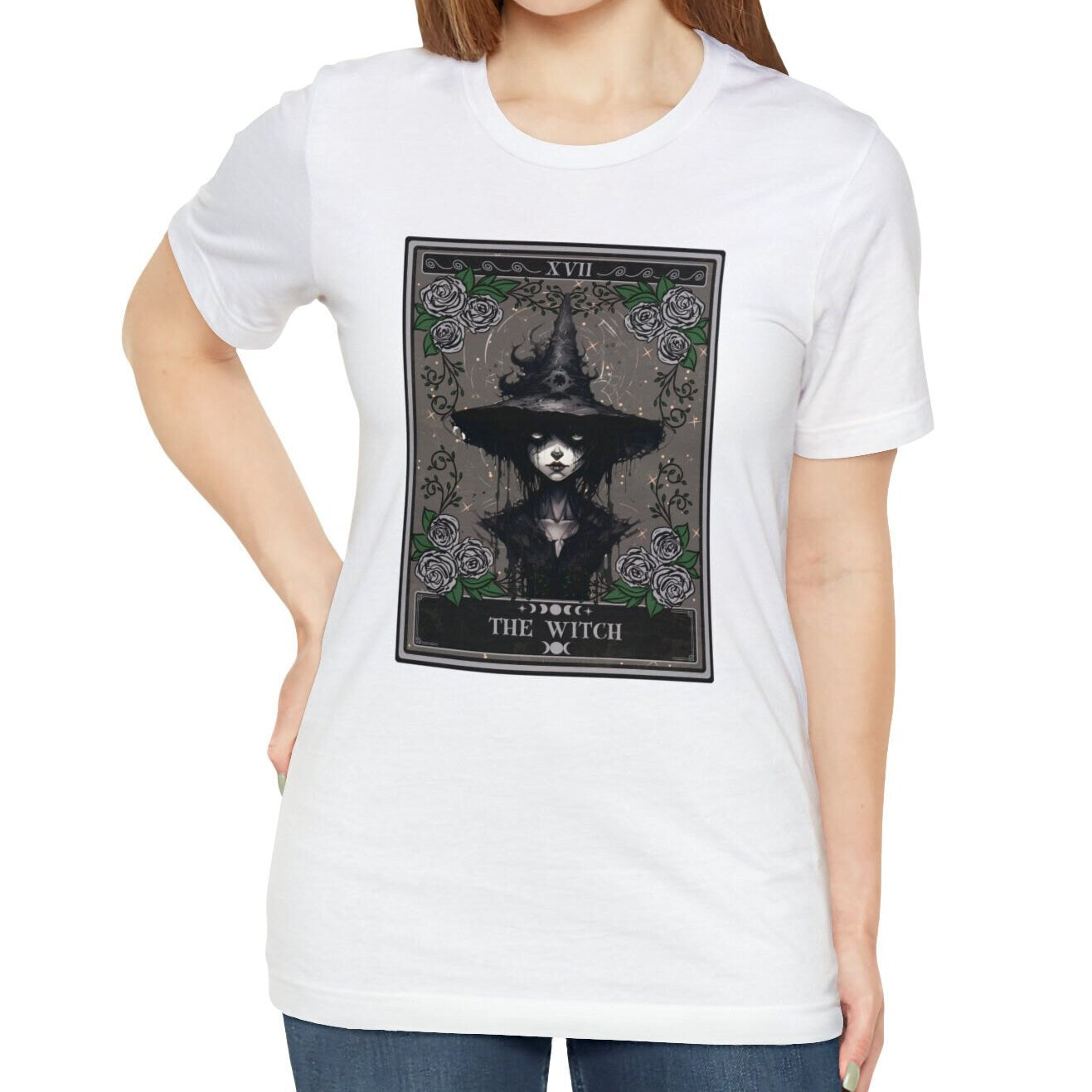 Creepy Witch Tarot Card Shirt
