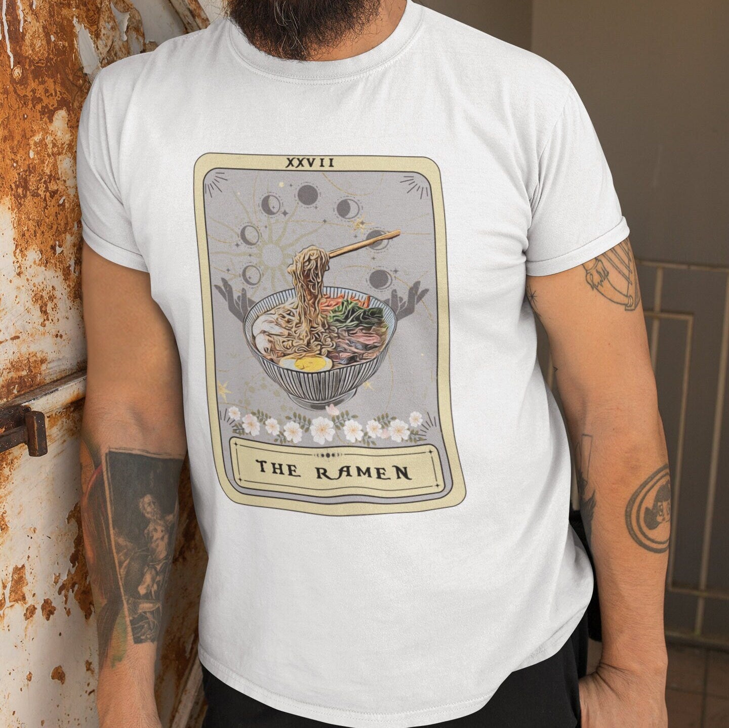 Ramen Tarot Card Shirt, Japanesse Food
