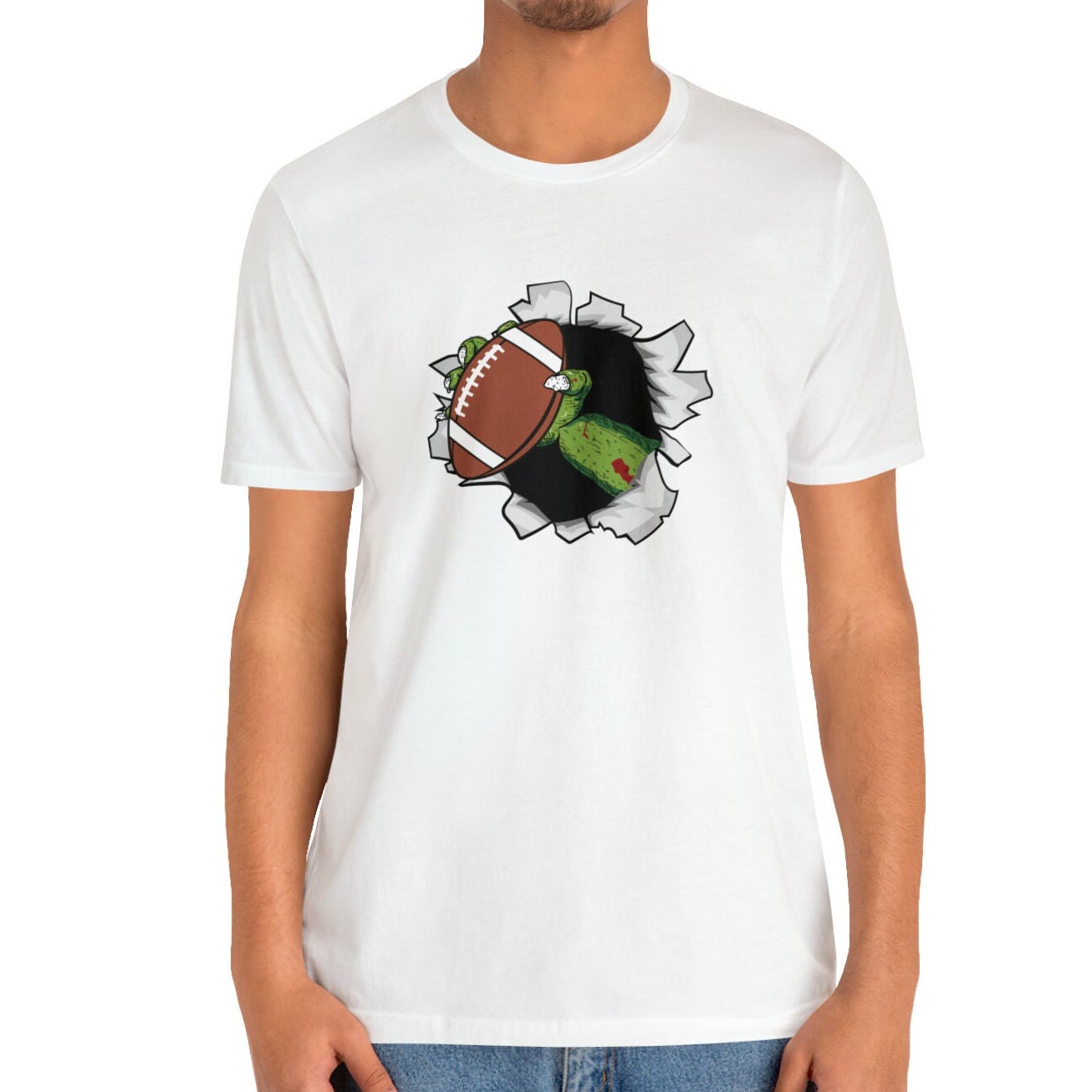 Football Halloween Zombie Shirt