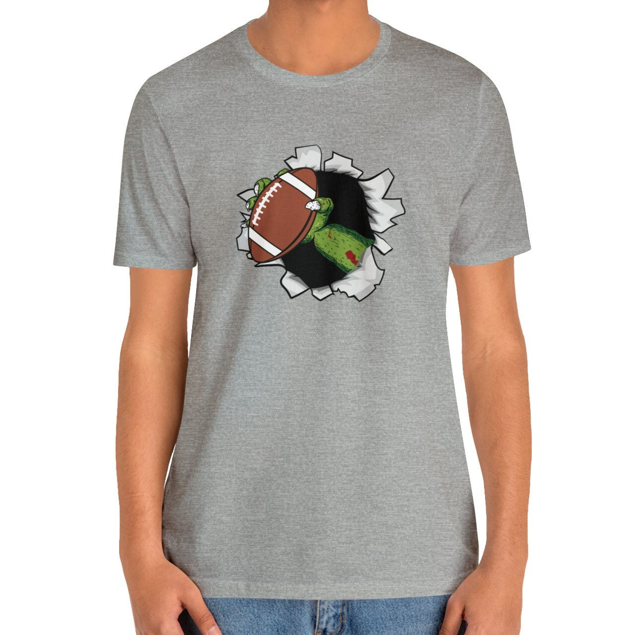 Football Halloween Zombie Shirt