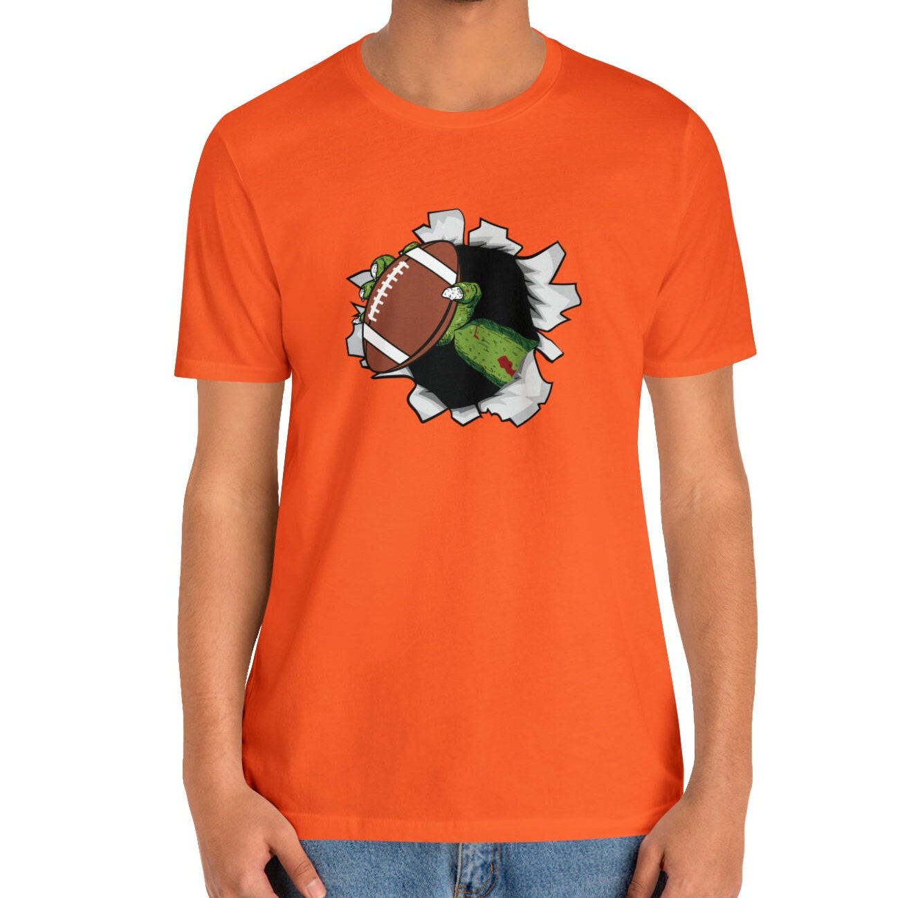 Football Halloween Zombie Shirt