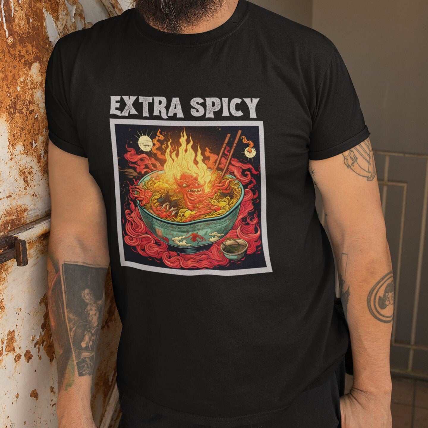 Extra Spicy Hot Sauce Foodie Shirt