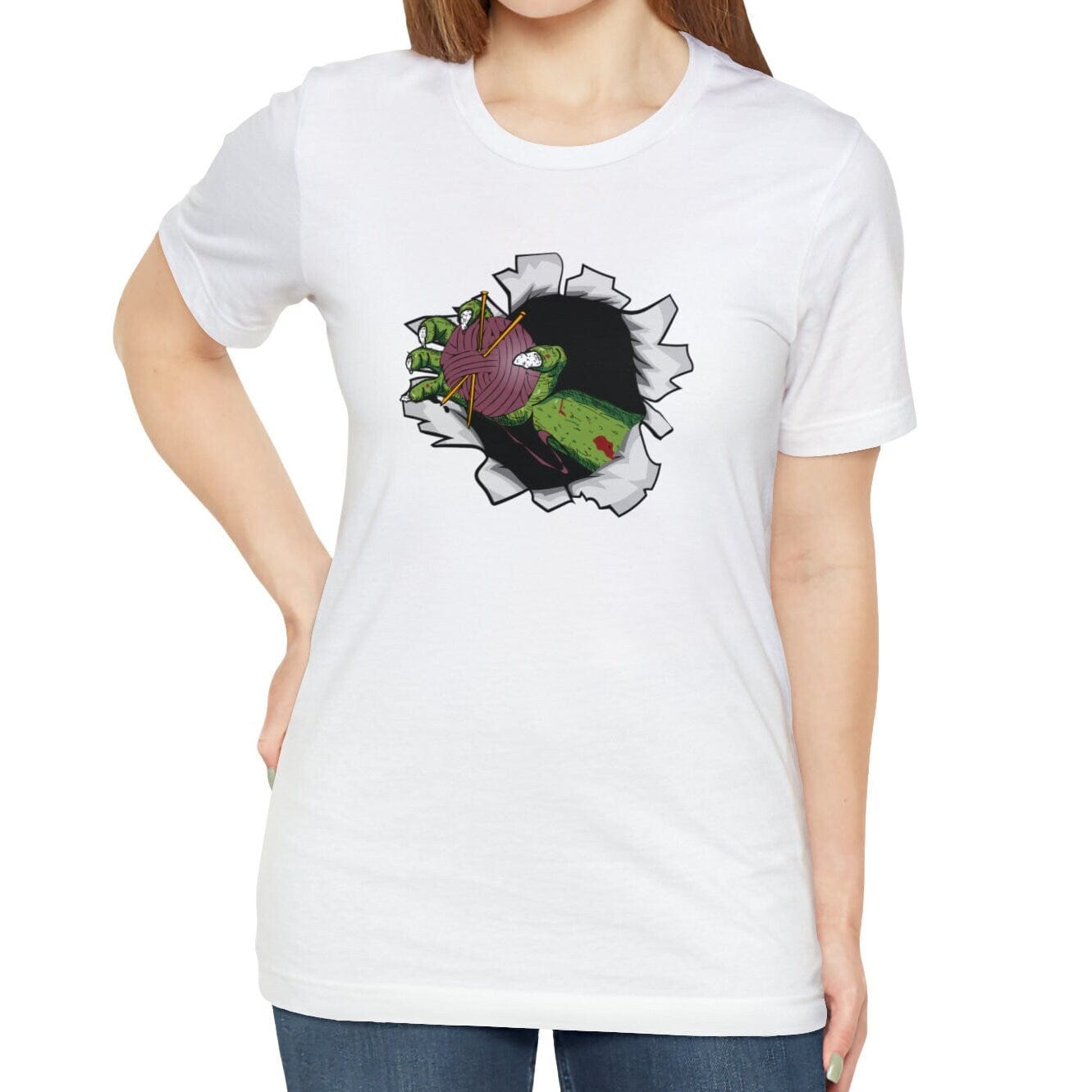 Knitting Halloween Shirt