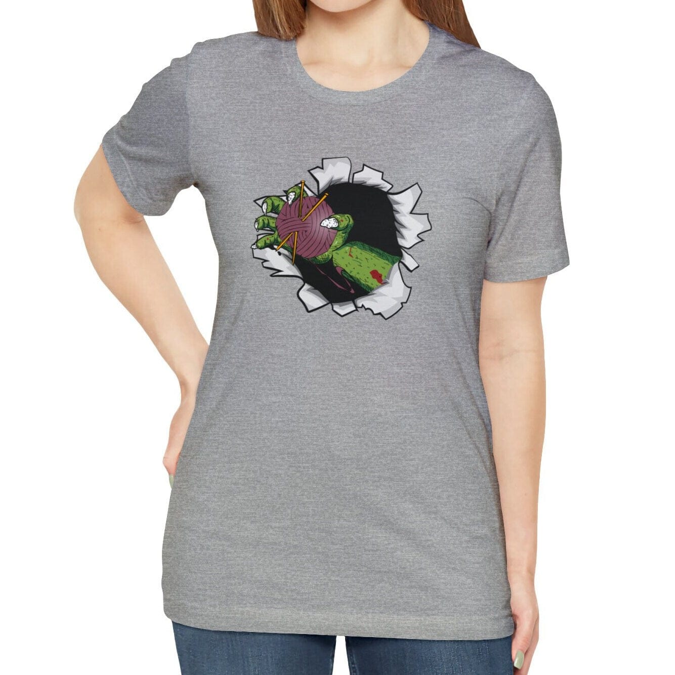 Knitting Halloween Shirt