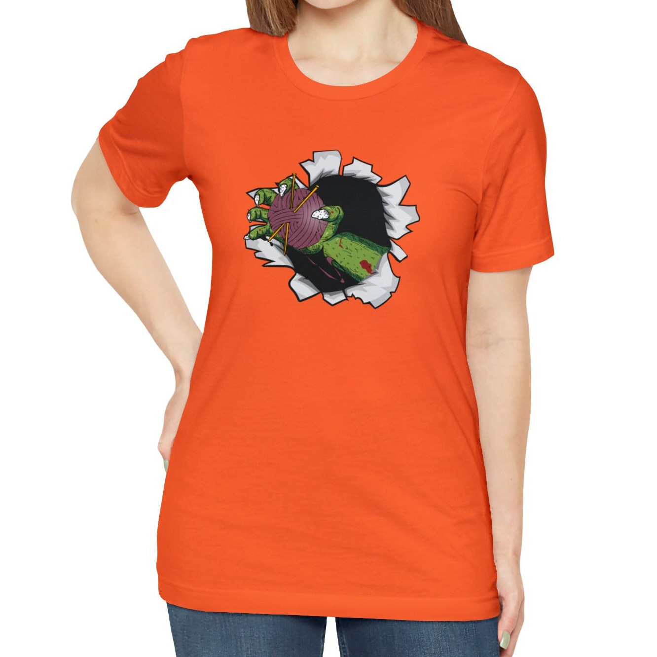 Knitting Halloween Shirt