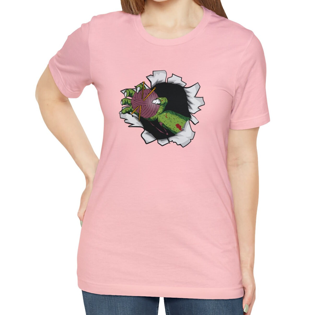 Knitting Halloween Shirt