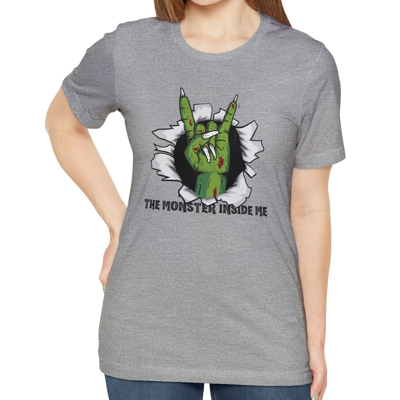The Monster Inside Me Rocks Halloween Shirt