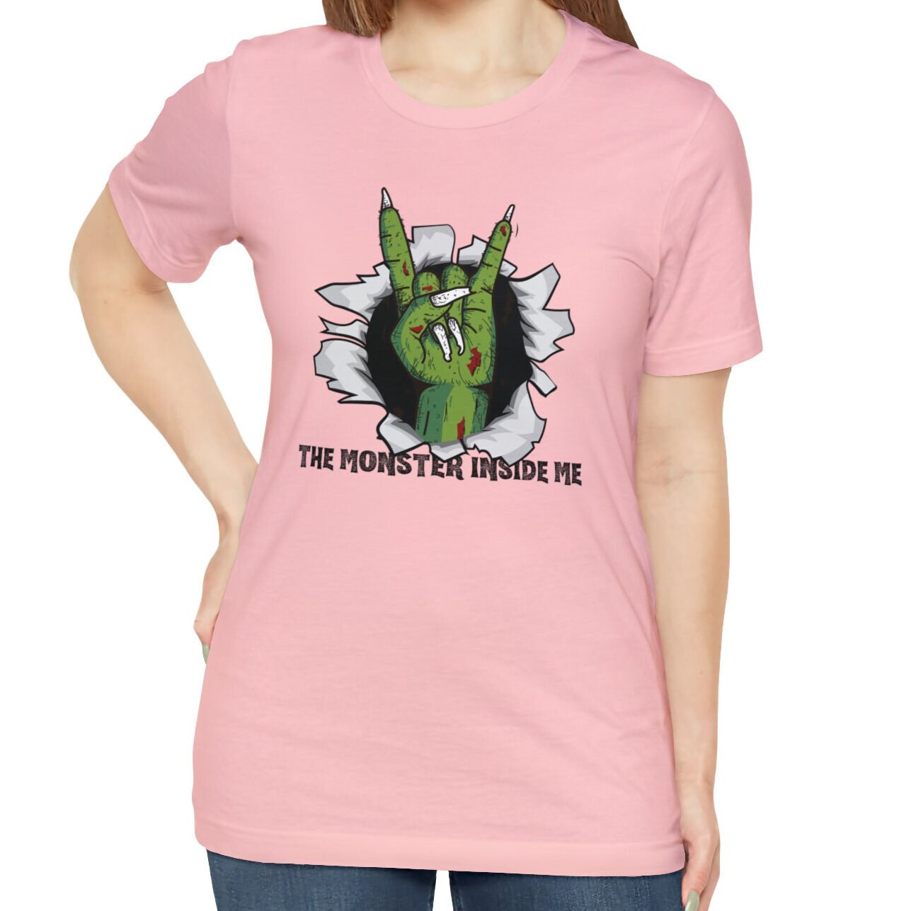 The Monster Inside Me Rocks Halloween Shirt