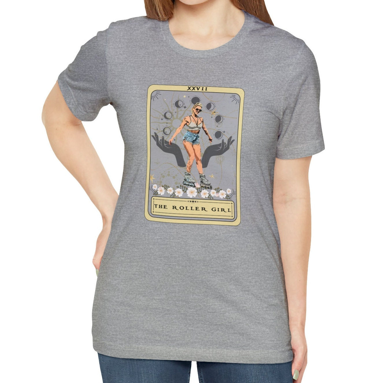 Roller Skate Tarot Card Shirt Rollerblading