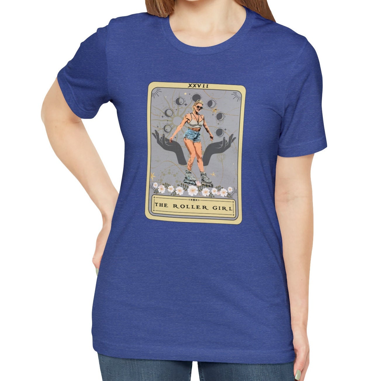 Roller Skate Tarot Card Shirt Rollerblading