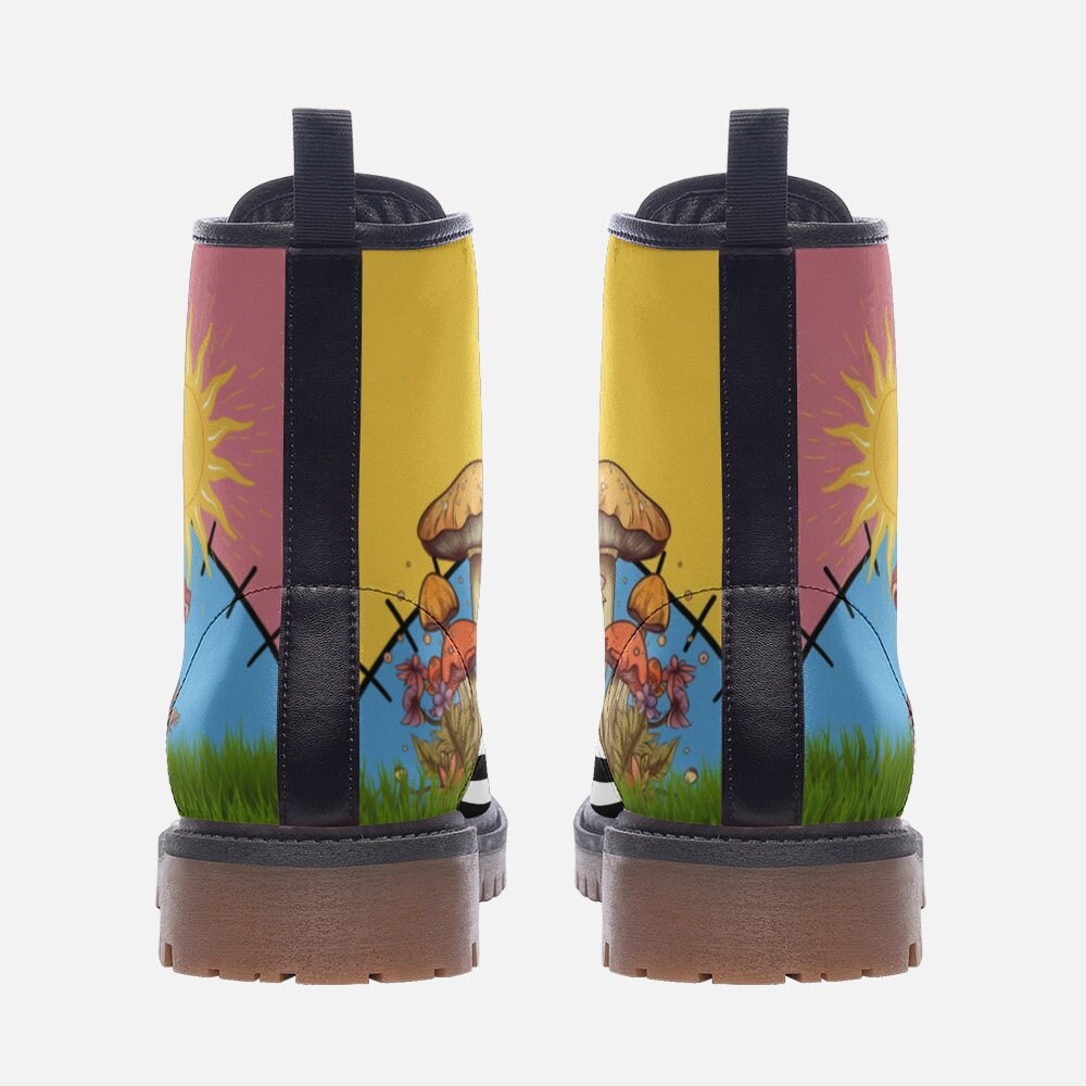 Colorful Mushroom Boots