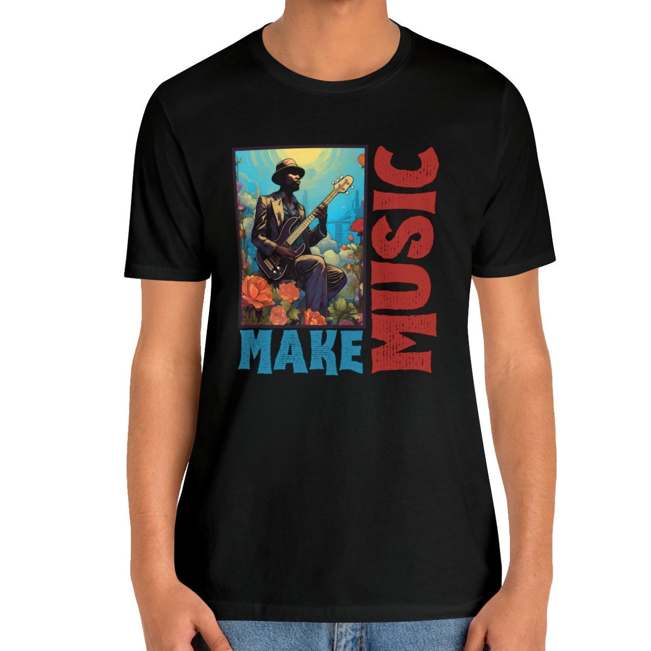 Jazz Bassist Shirt, Jazz Bass Player