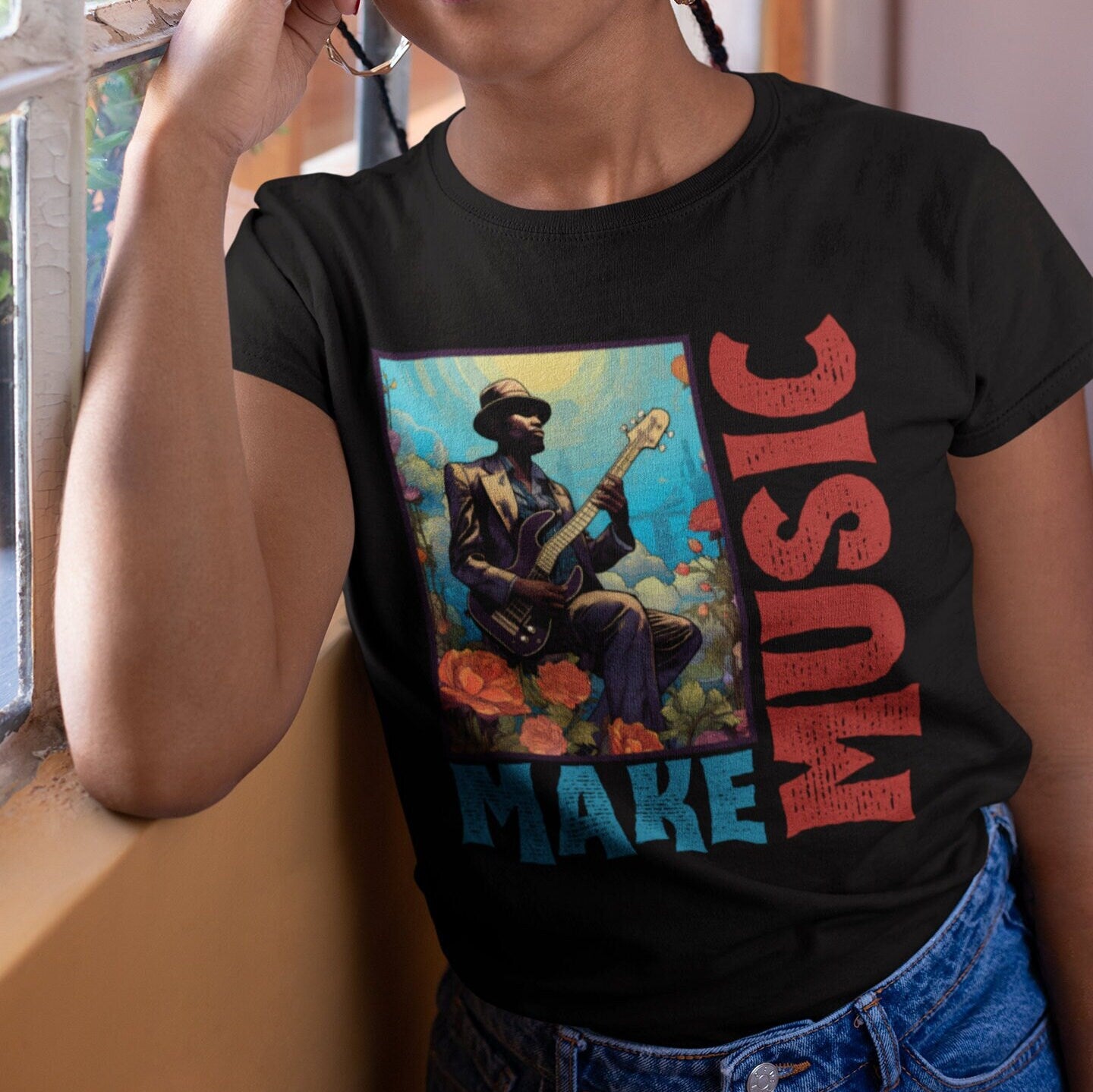 Jazz Bassist Shirt, Jazz Bass Player