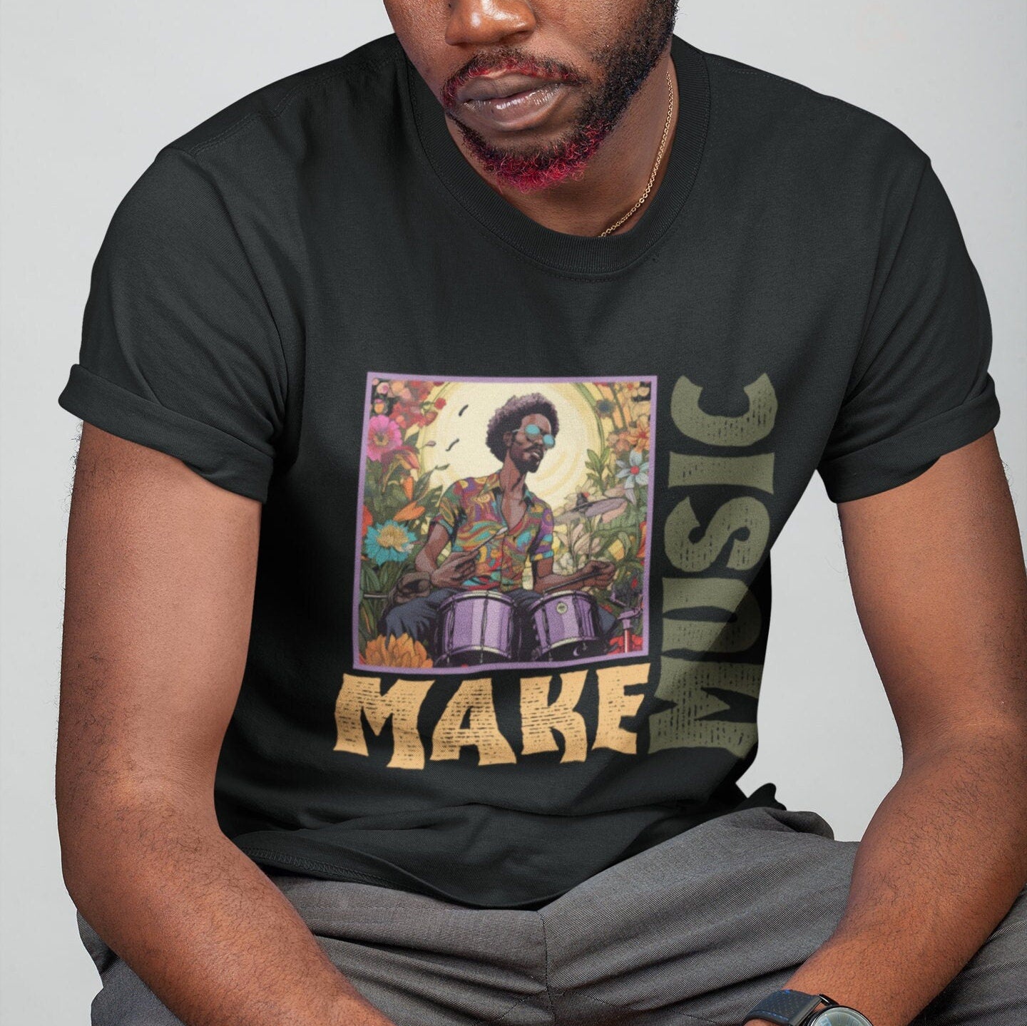 Jazz Drummer Shirt, Jazz Drums Player