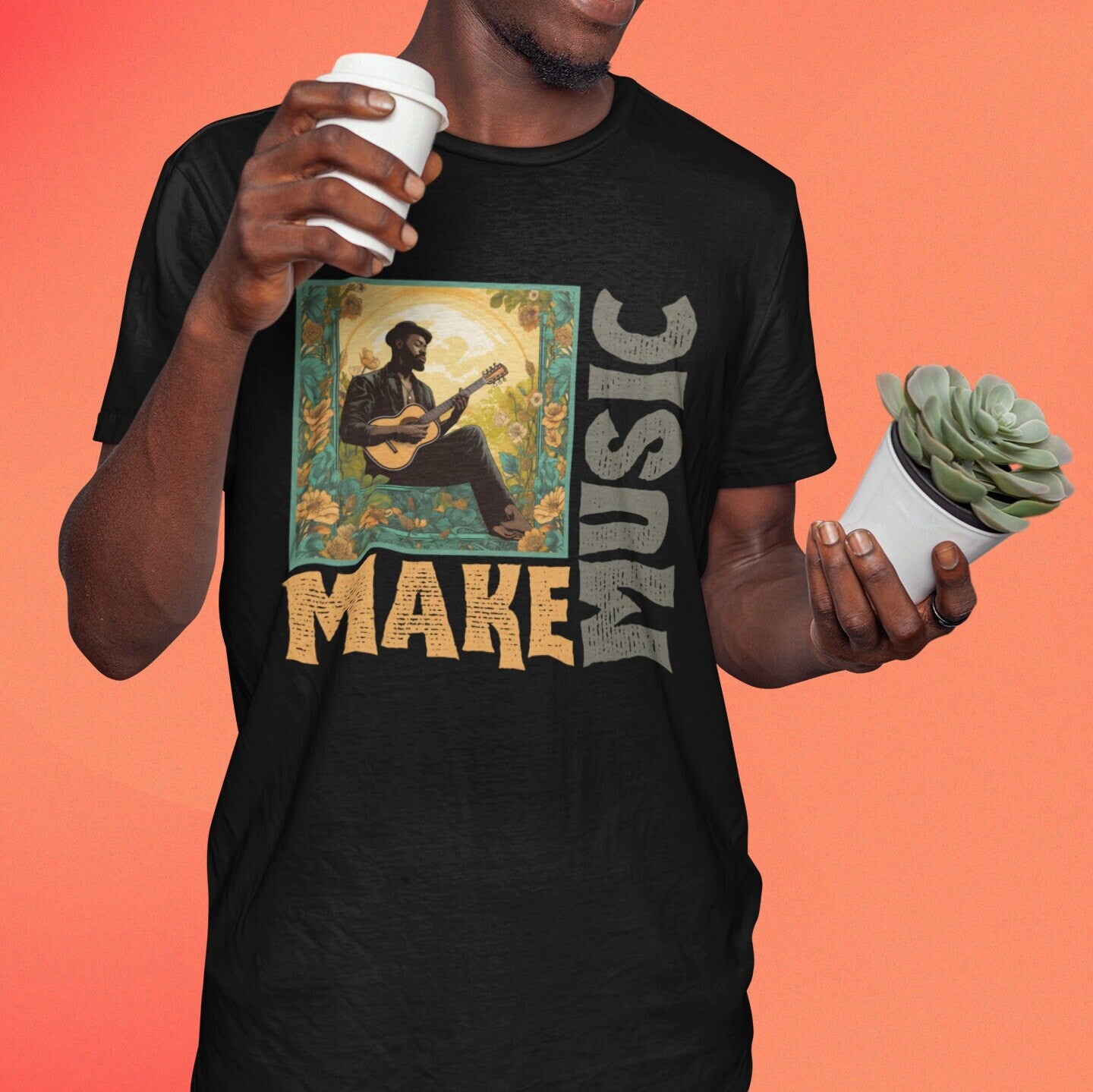 Jazz Guitarist Shirt, Jazz Guitar Player