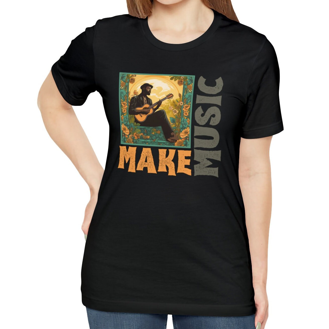 Jazz Guitarist Shirt, Jazz Guitar Player