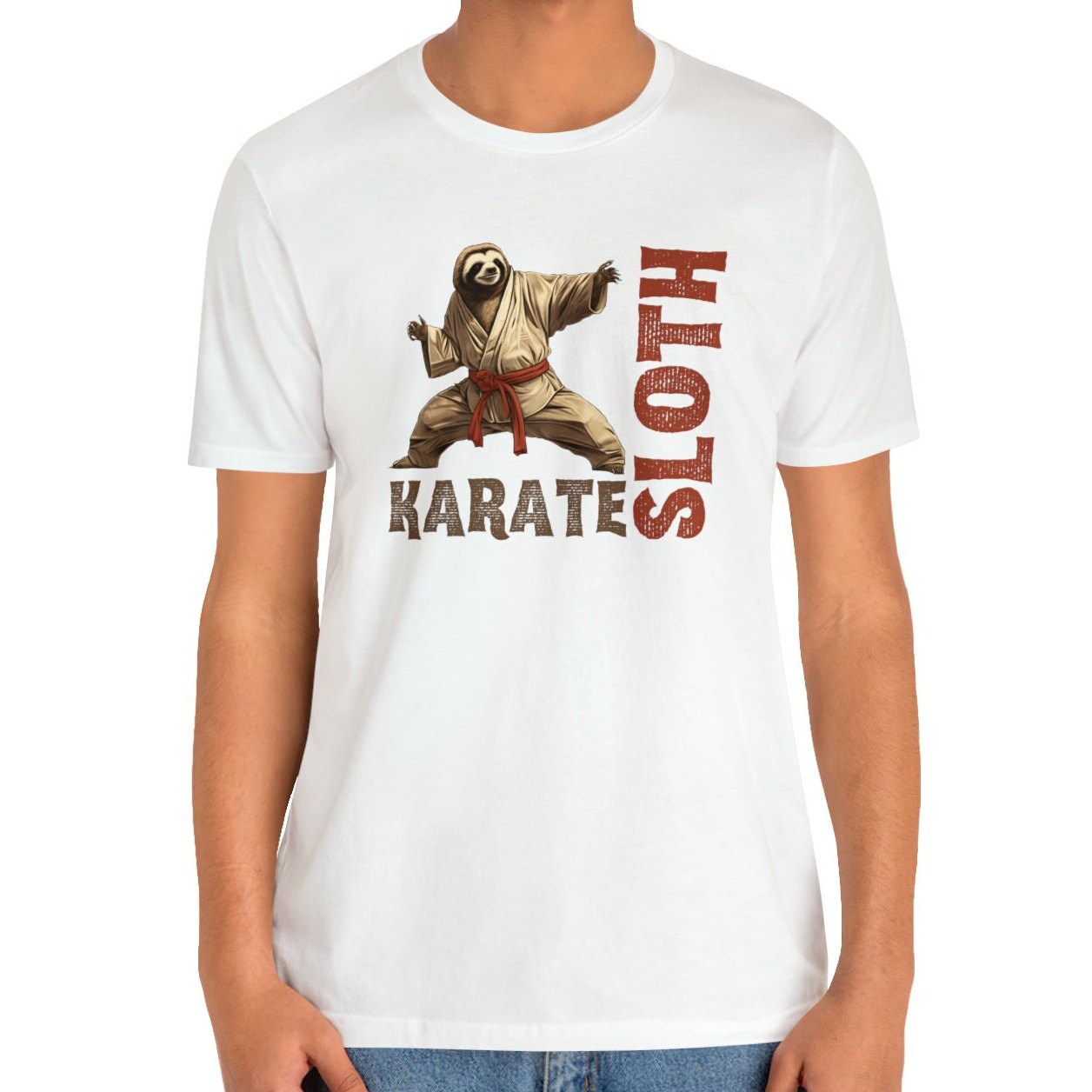 Karate Sloth Shirt, Martial Arts