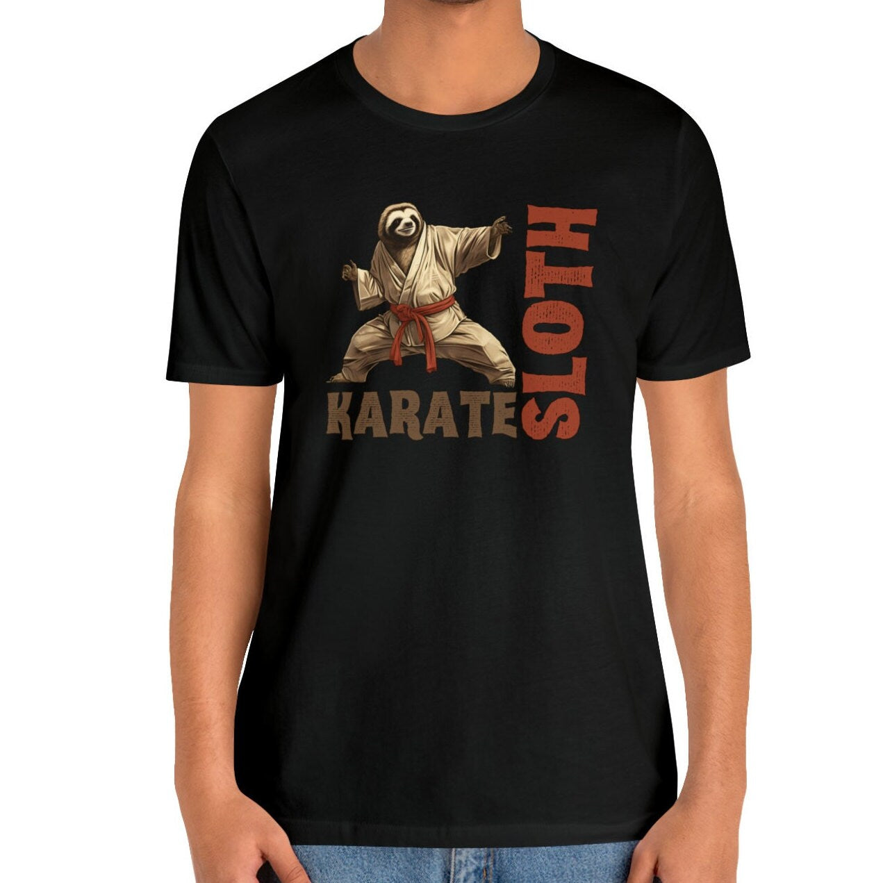 Karate Sloth Shirt, Martial Arts