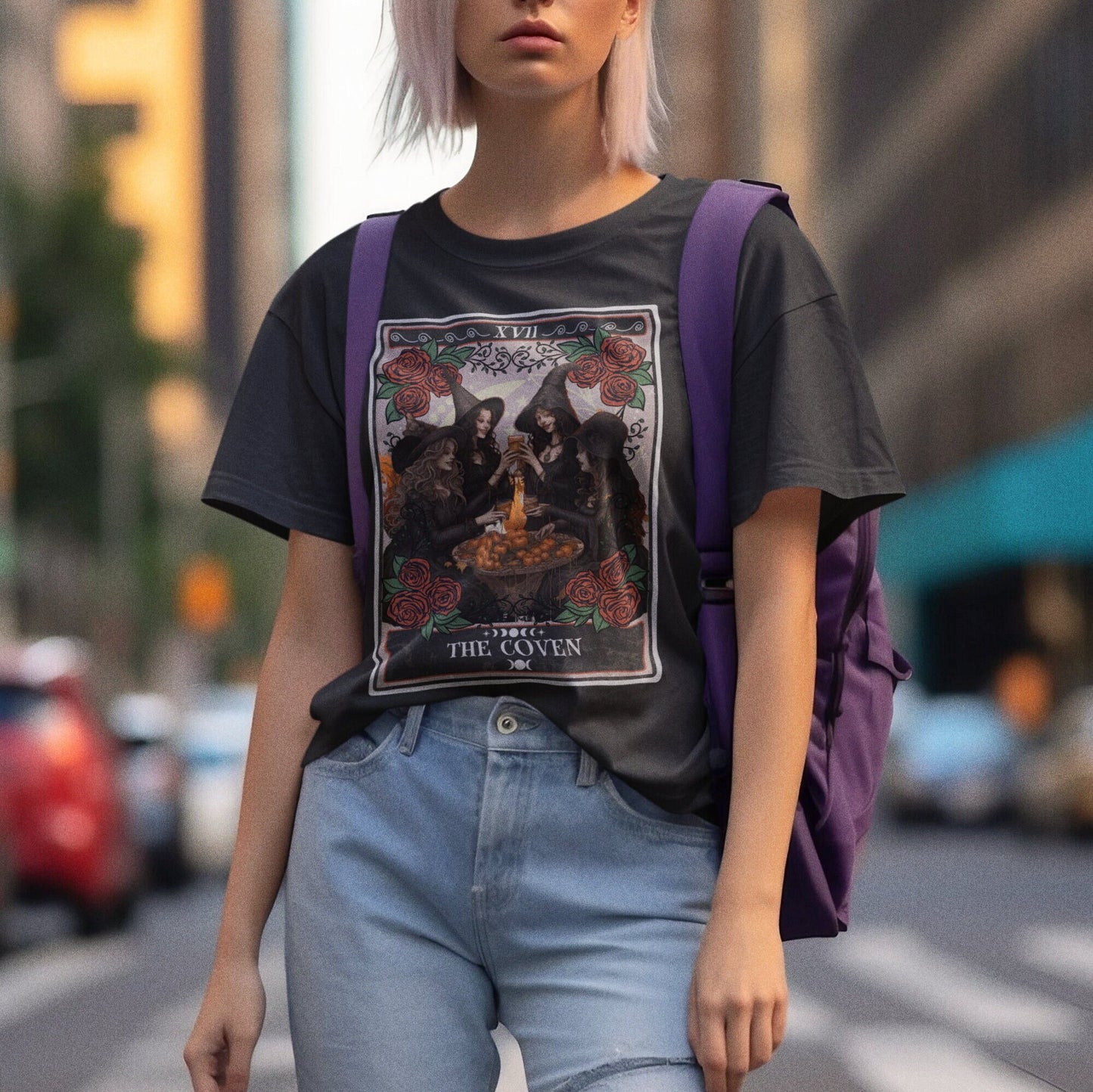 The Coven Tarot Card Shirt, Witchy Bride
