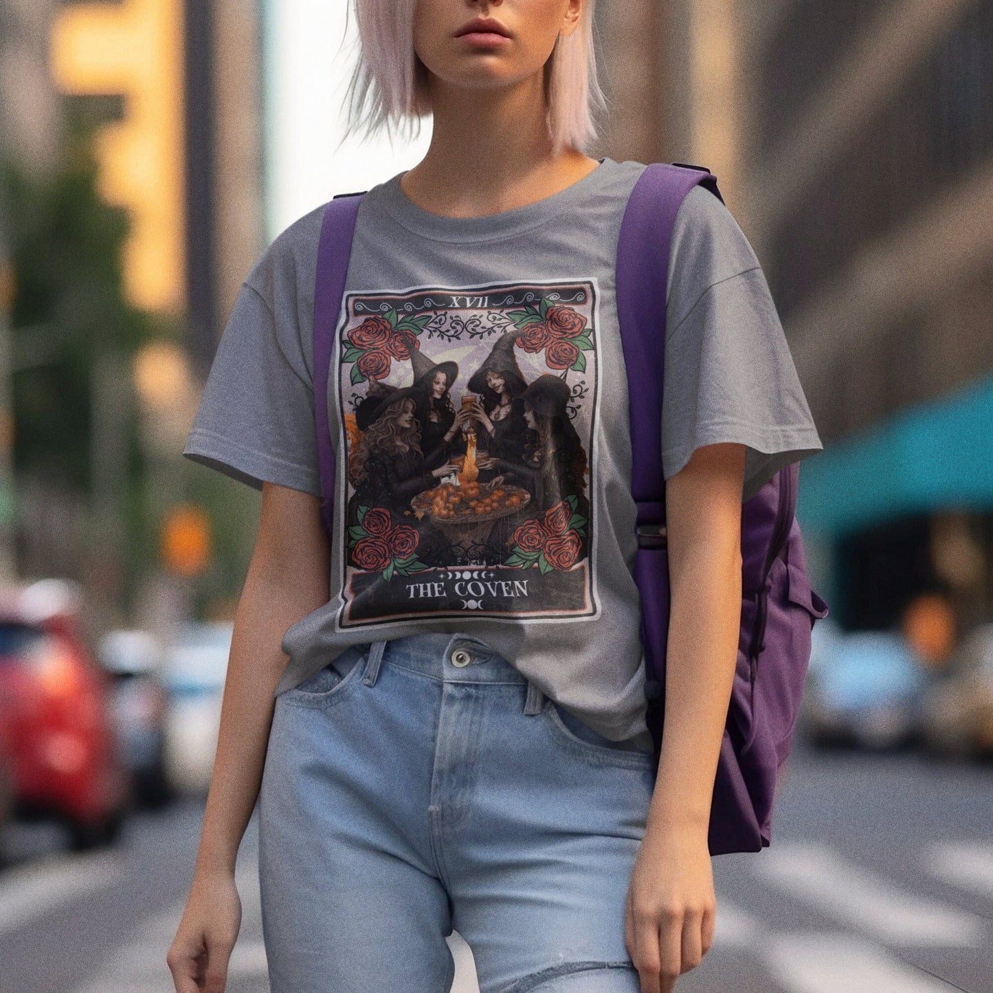 The Coven Tarot Card Shirt, Witchy Bride