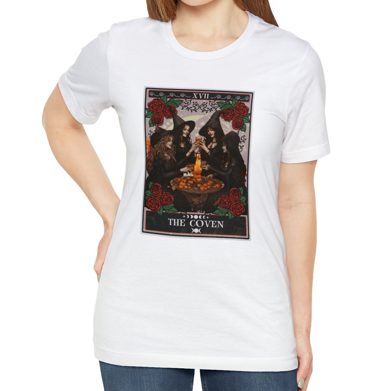 The Coven Tarot Card Shirt, Witchy Bride