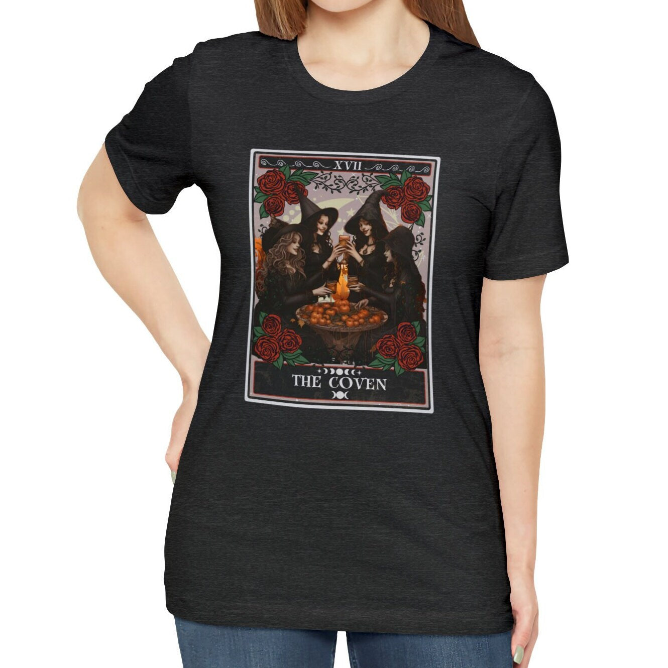 The Coven Tarot Card Shirt, Witchy Bride