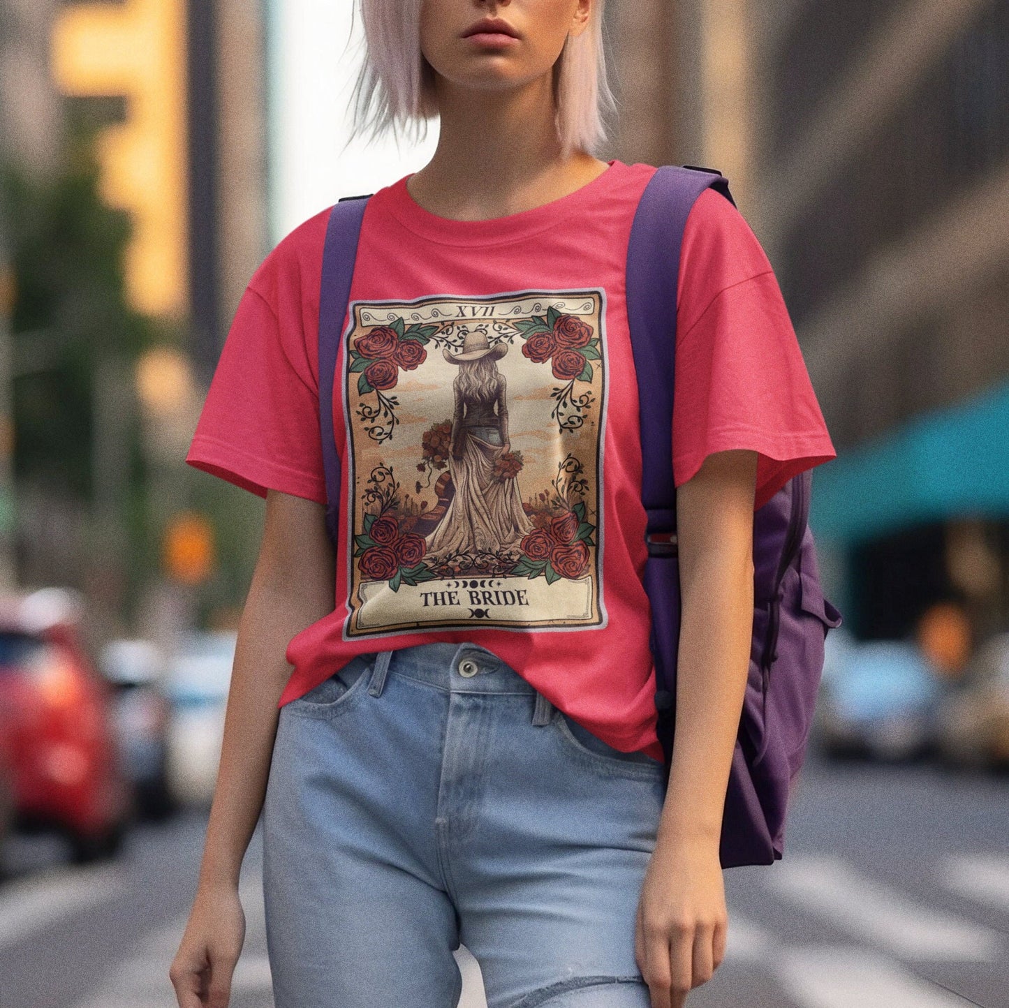 Cowgirl Bride Tarot Card Shirt