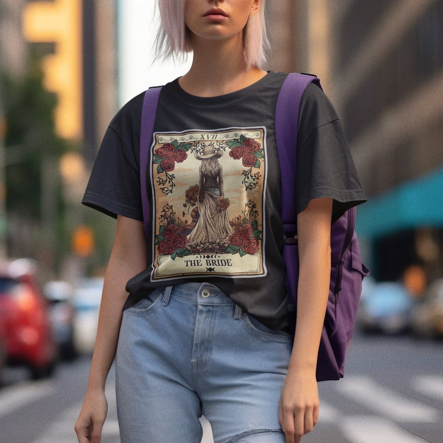 Cowgirl Bride Tarot Card Shirt