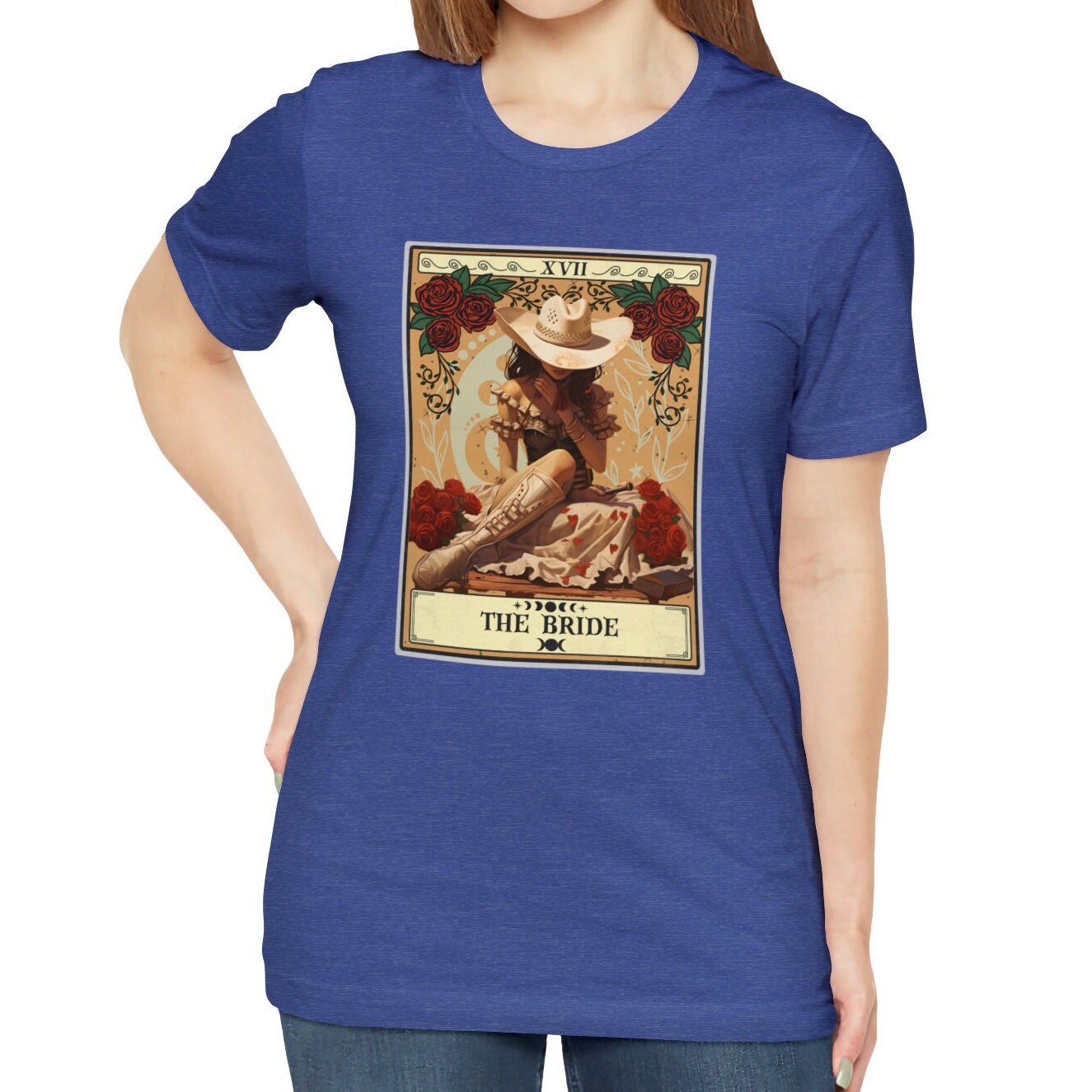 Cowgirl Bride Tarot Card T-Shirt