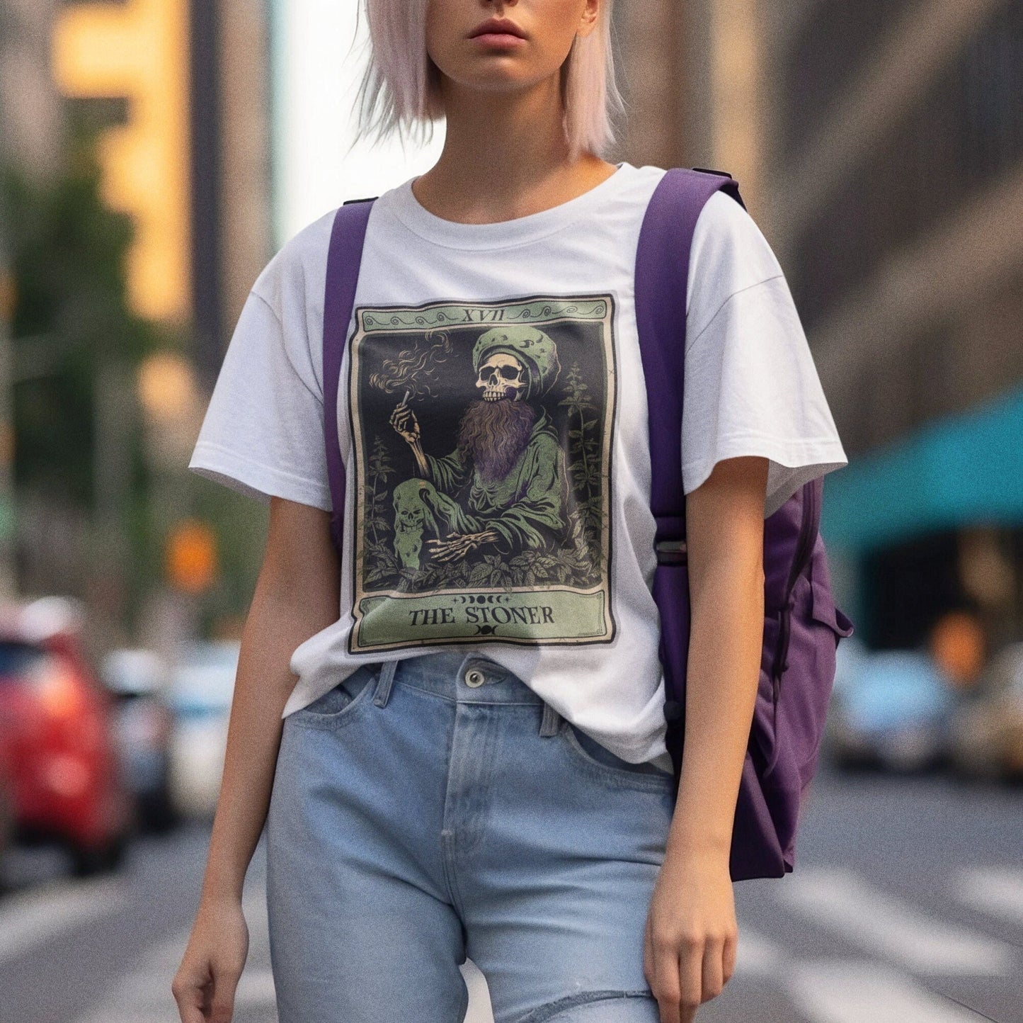The Stoner Tarot Card Shirt, Cannabis Weed