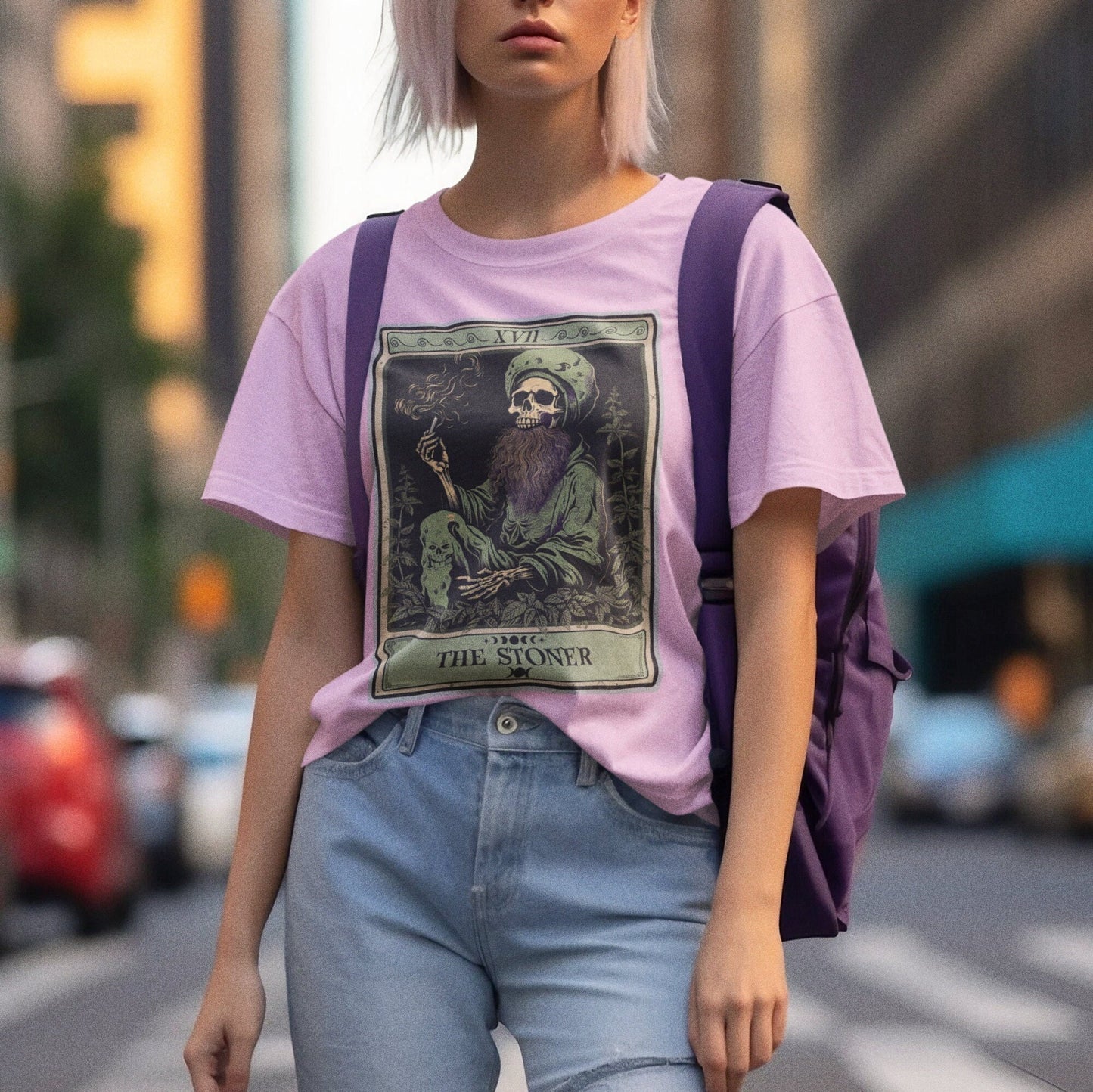 The Stoner Tarot Card Shirt, Cannabis Weed