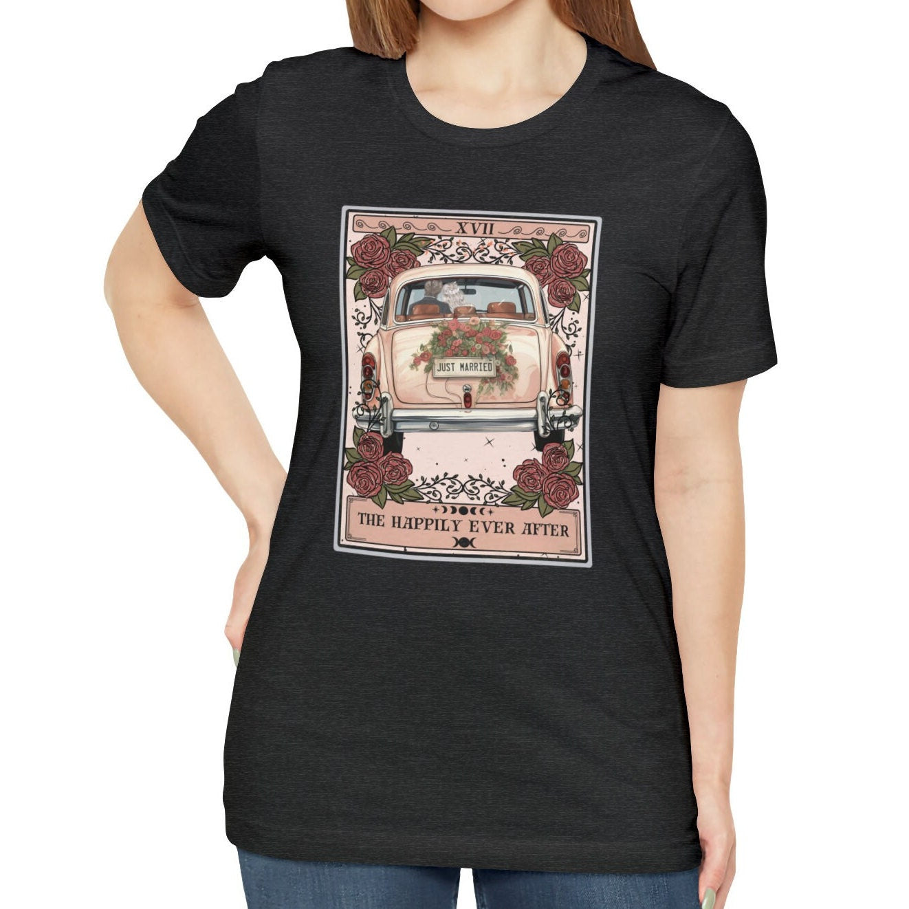 Just Married Tarot Card Shirt