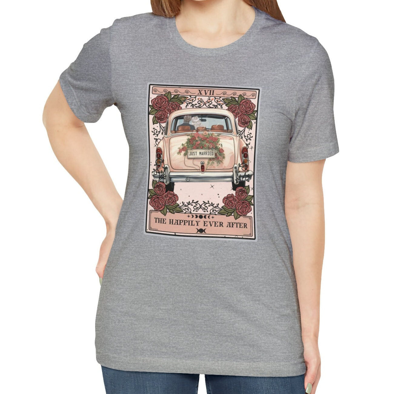 Just Married Tarot Card Shirt