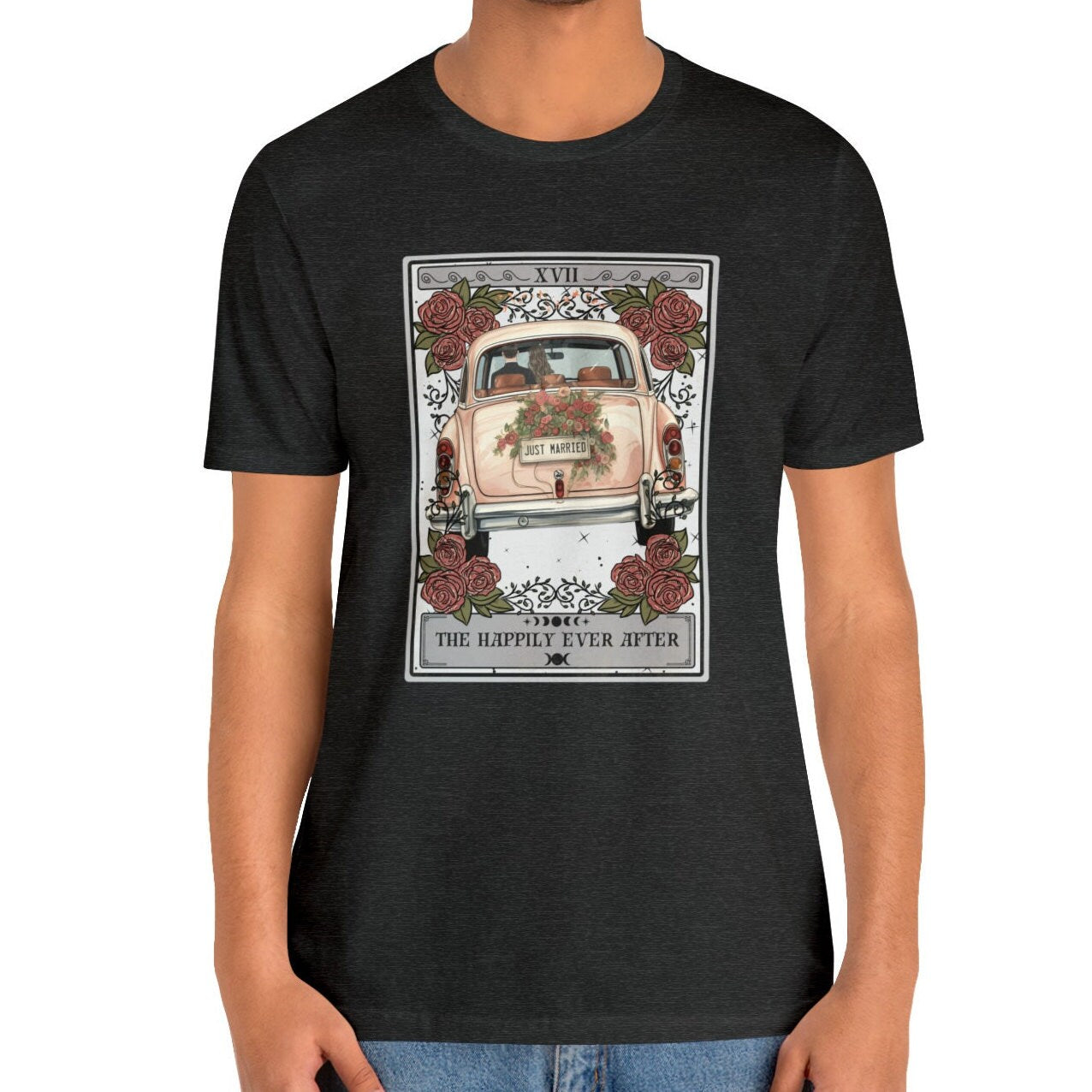 Just Married Tarot Card Shirt