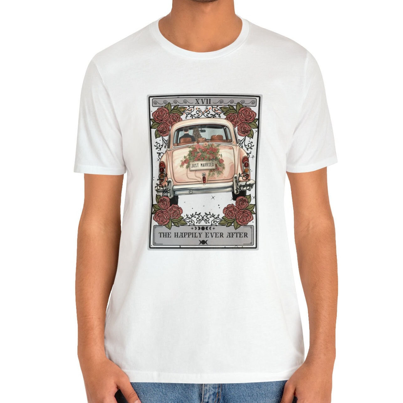 Just Married Tarot Card Shirt