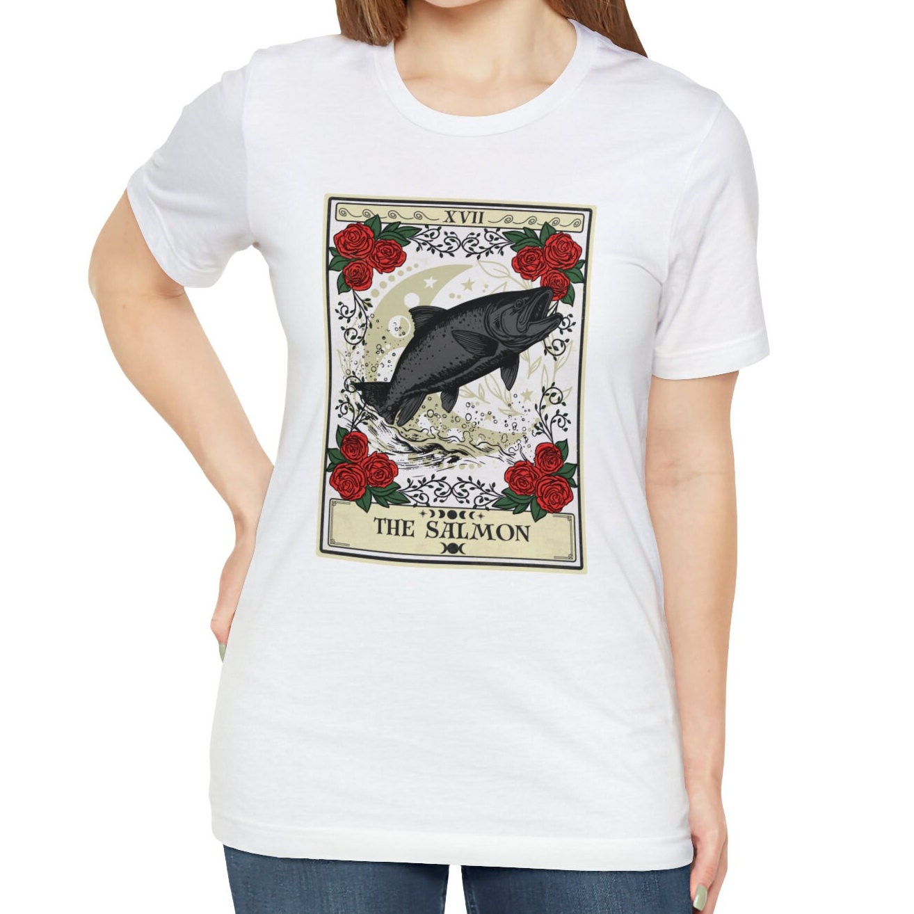 Salmon Tarot Card Shirt, Fish
