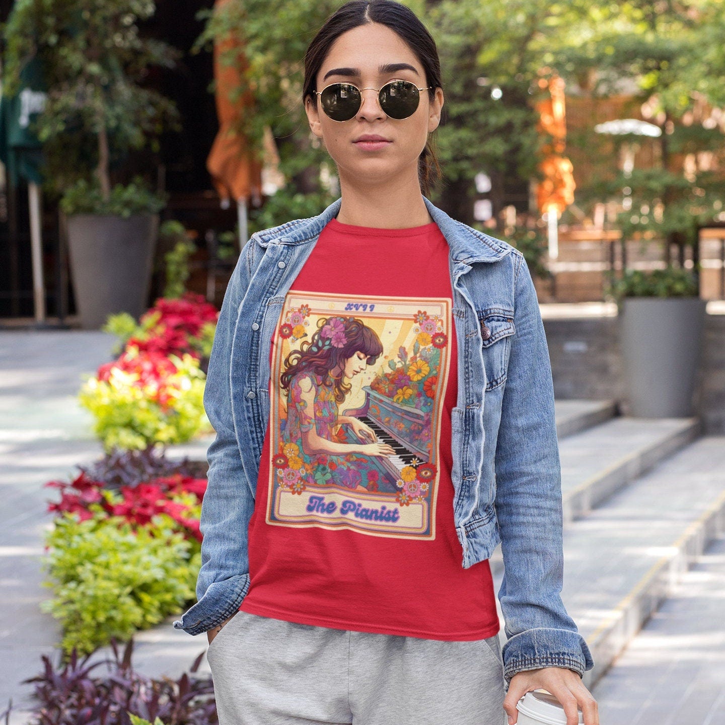 The Pianist Tarot Card Shirt, Piano Player