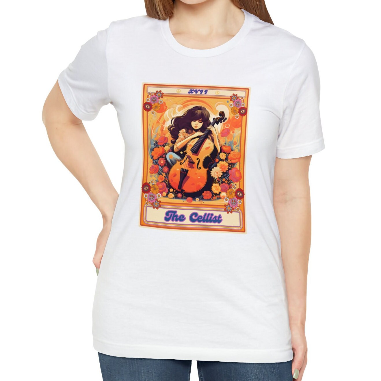 The Cellist Tarot Card Shirt