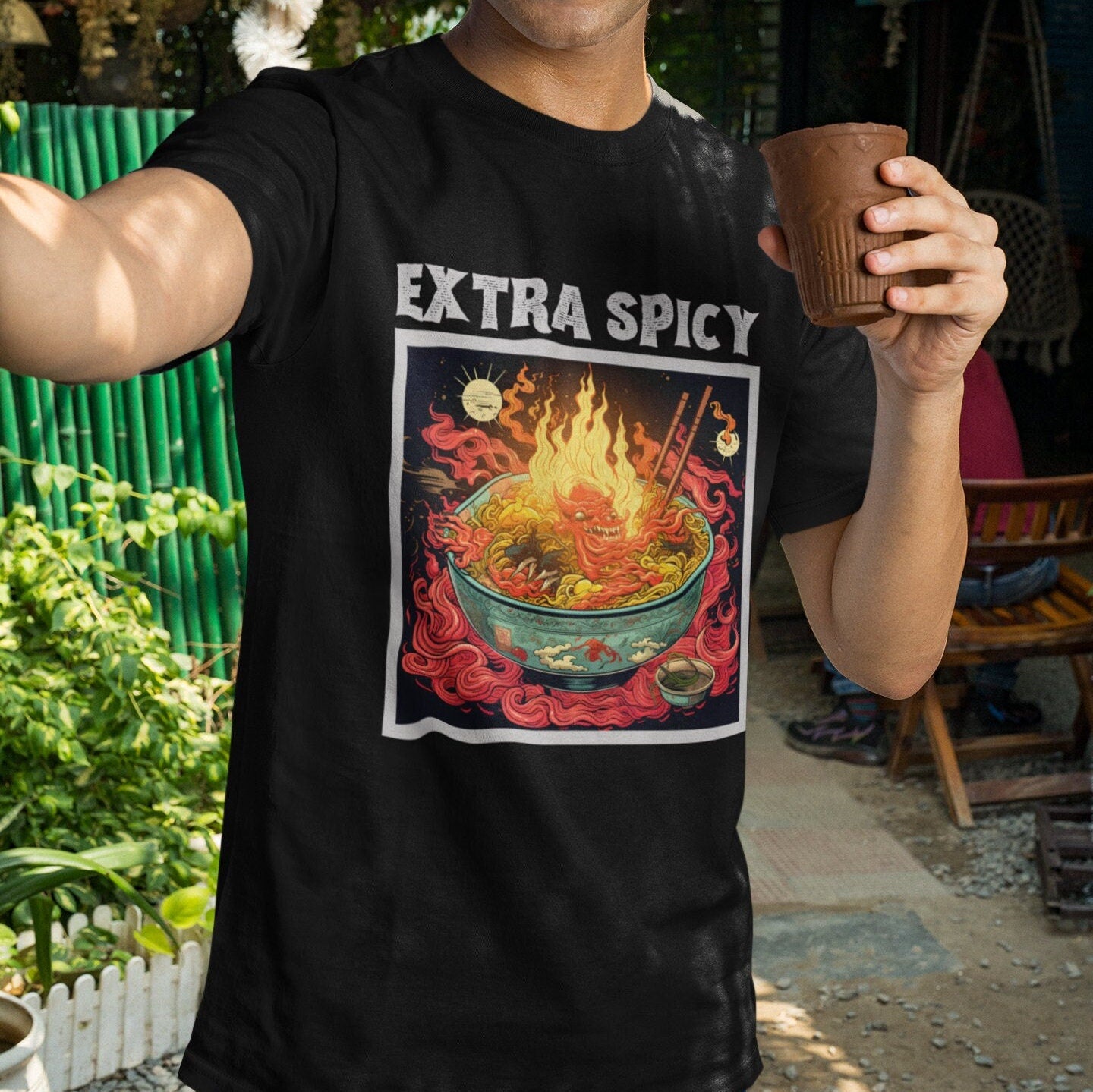 Extra Spicy Hot Sauce Foodie Shirt