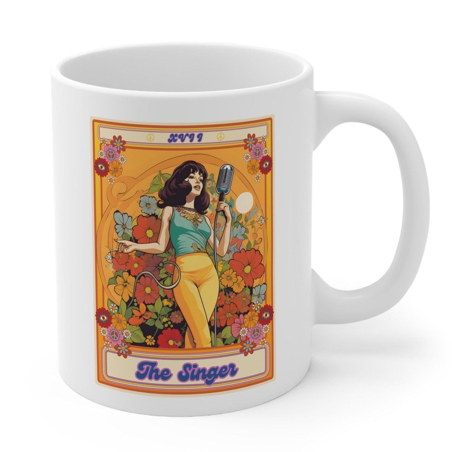 The Singer Tarot Card Mug, Karaoke Lover
