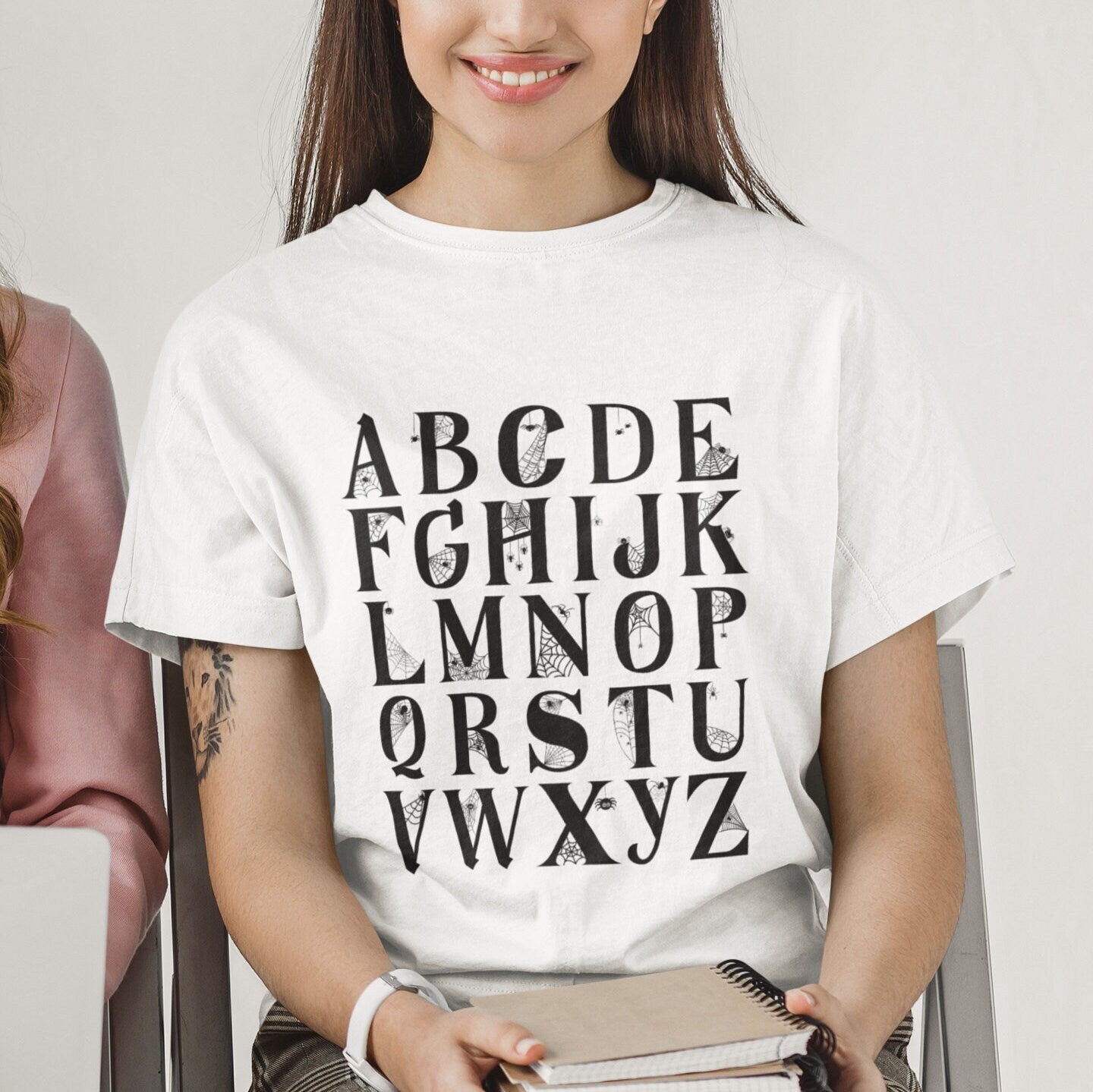halloween alphabet shirt
